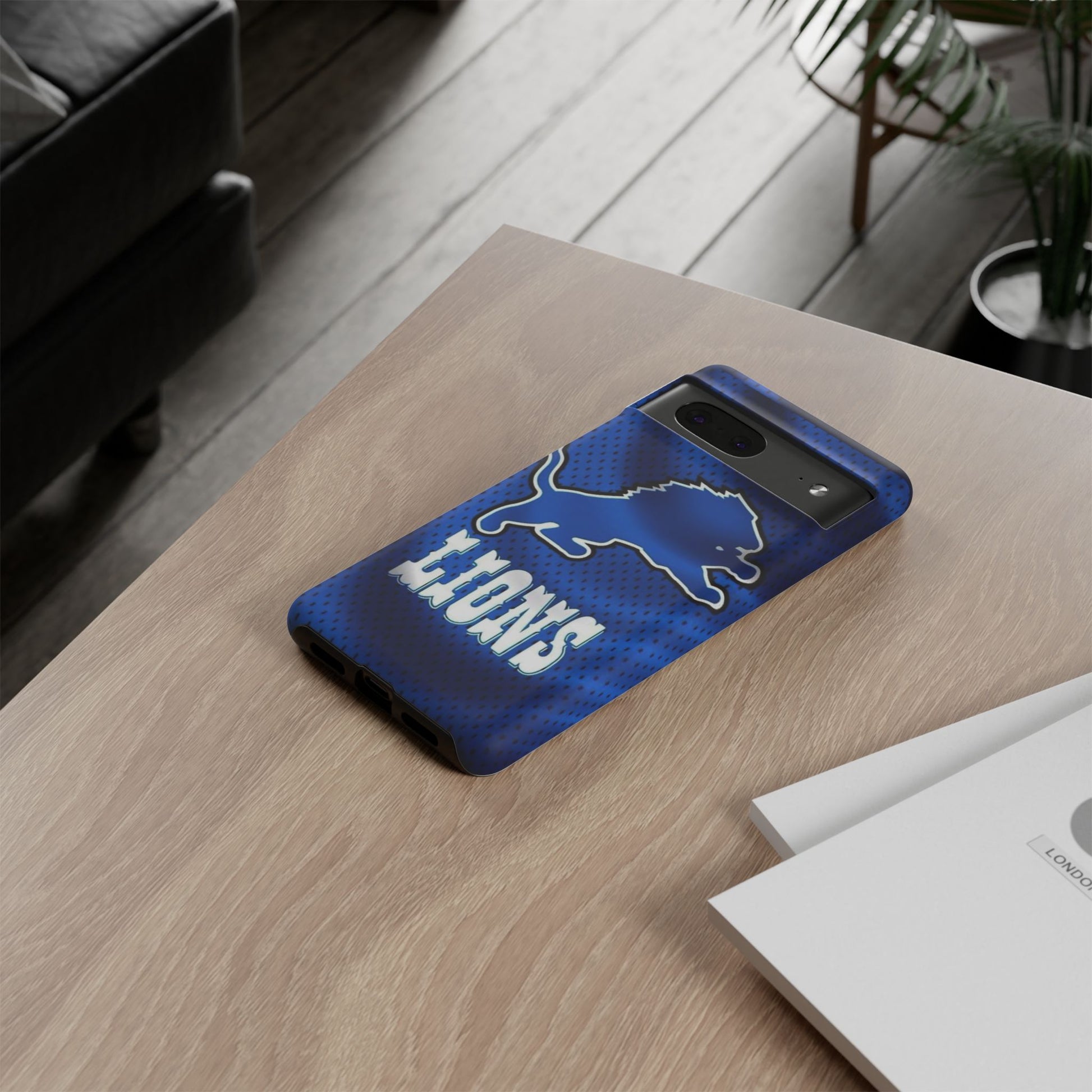 Detroit Lions Football Jersey Phone Case, Tough Cases for iPhones, Samsung, and Pixel