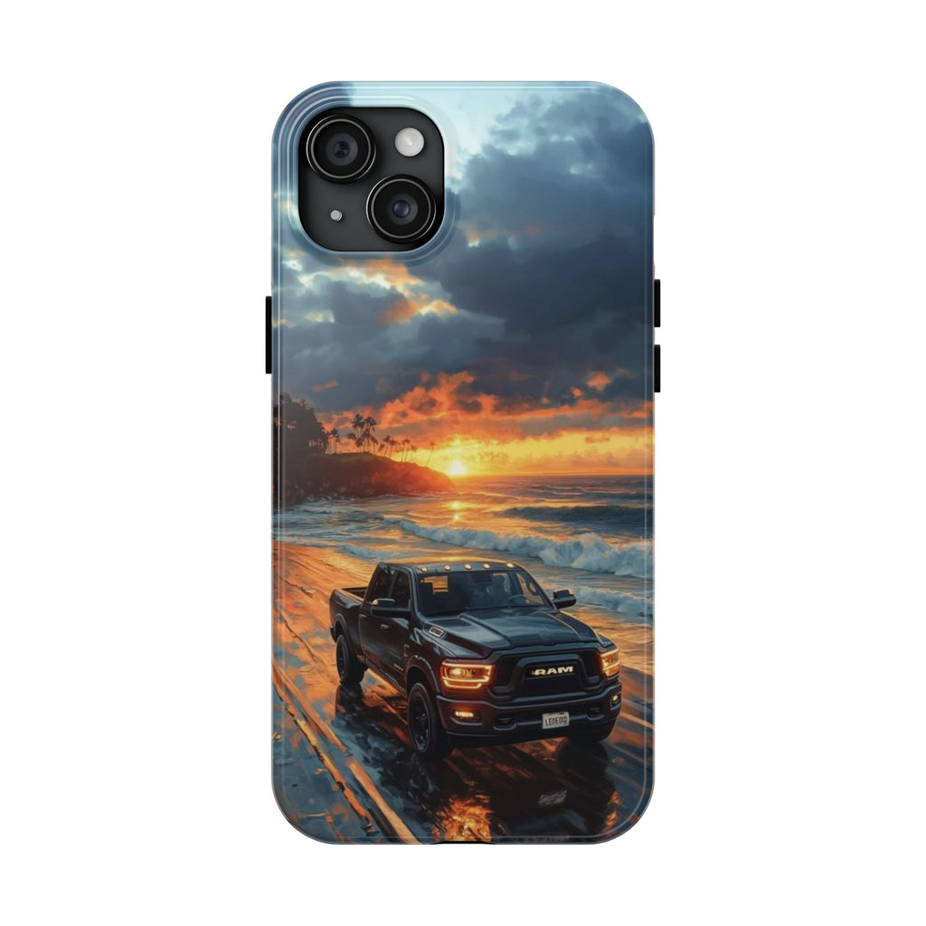 Dodge Ram Beach Phone Cases for Iphones & Samsung Phones Durable