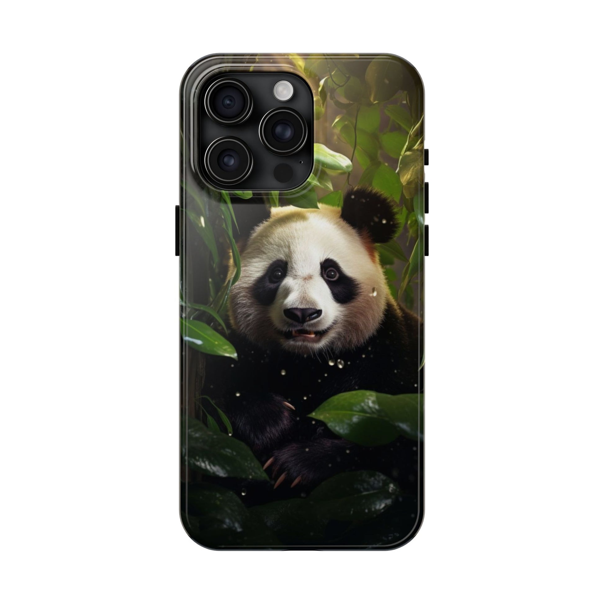 Smiling Panda Theme Phone Cases for iPhones & Samsung Phones