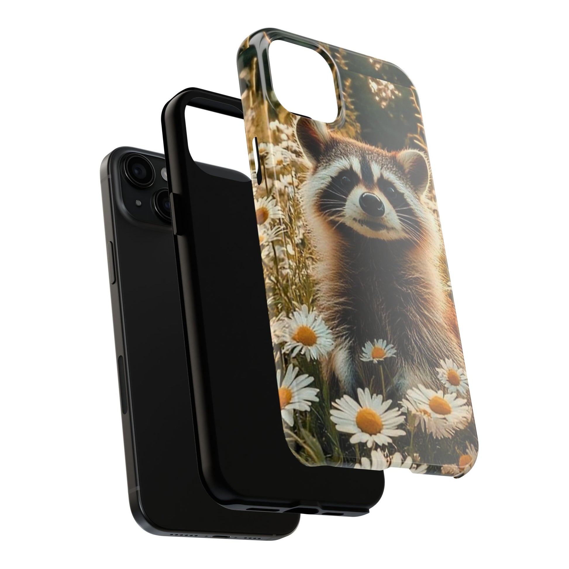 Cute Raccoon Theme Phone Cases for iPhones & Samsung Phones