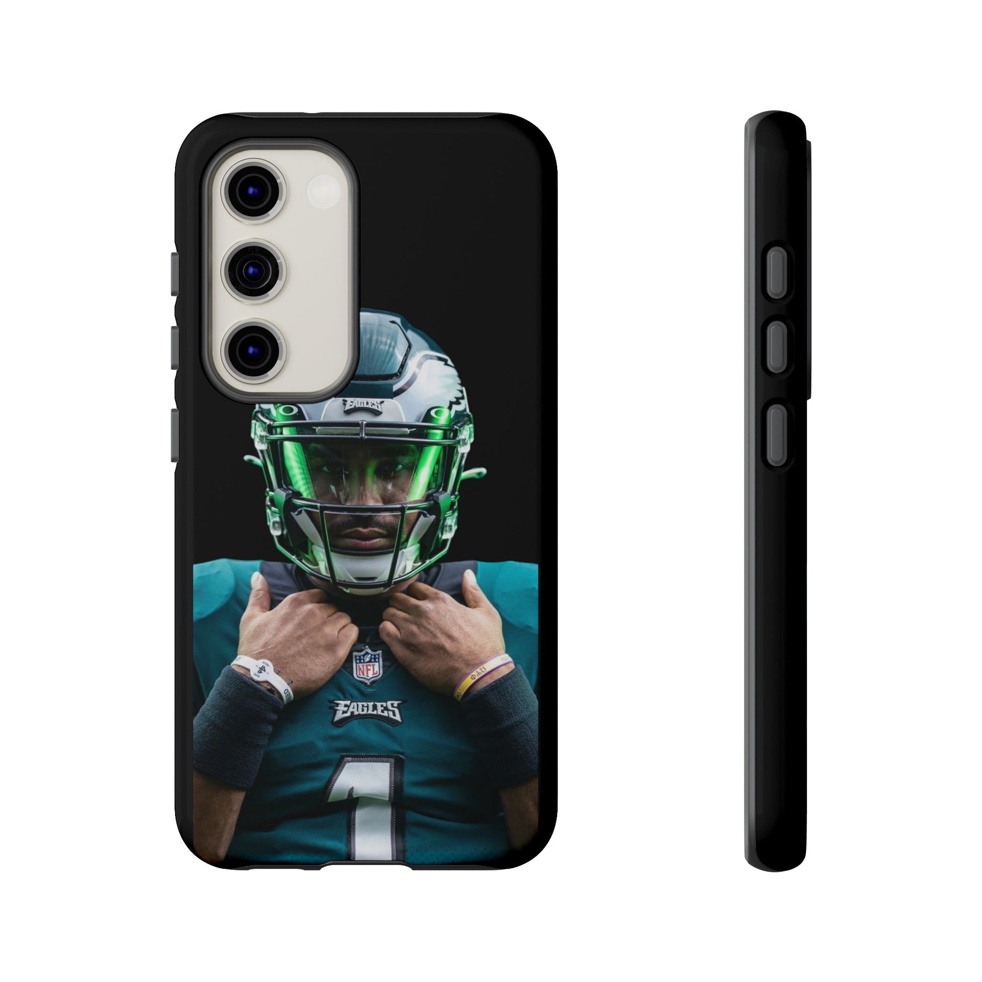 Eagles Football Jalen Hurts Tough Cases for iPhones, Samsung, and Pixel