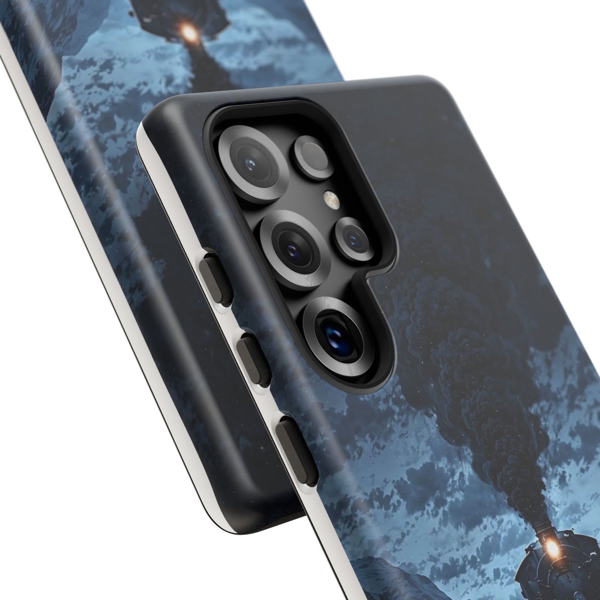 Steam Engine Train Themed Tough Cases for iPhones, Samsung, and Pixel