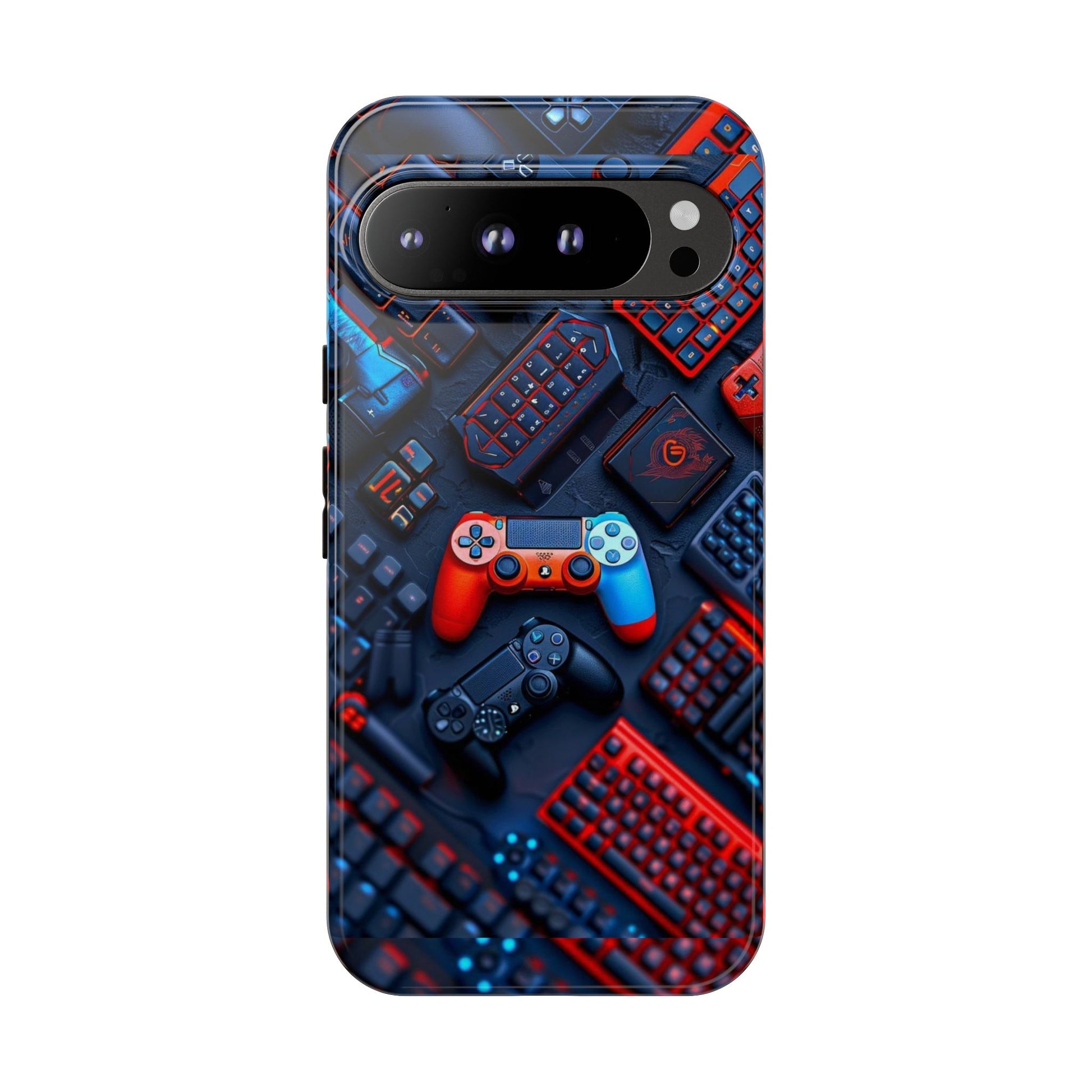 Gamer Themed Controllers Tough Cases for iPhones, Samsung, and Pixel