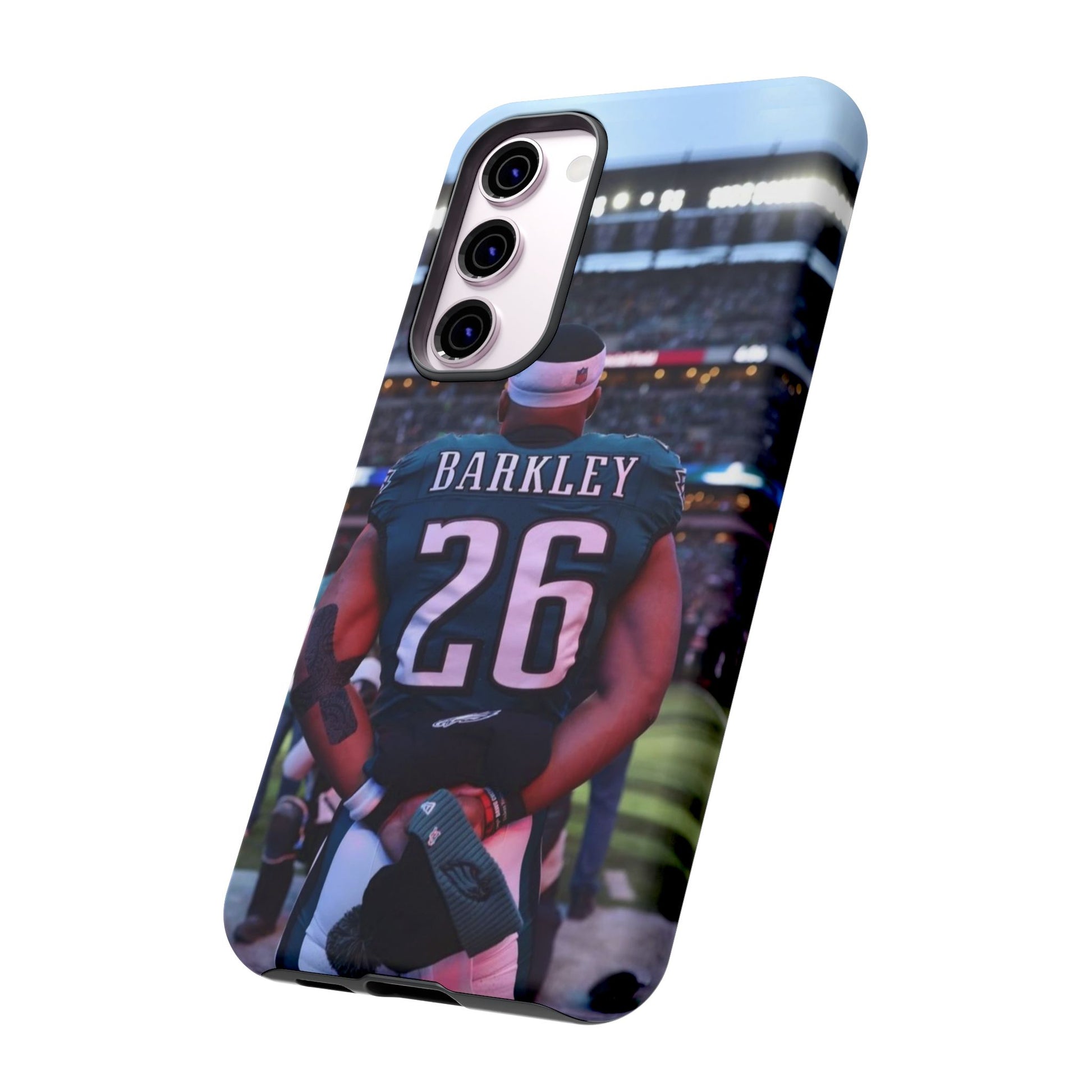 Eagles Football Saquon Barkley Tough Cases for iPhones, Samsung, and Pixel