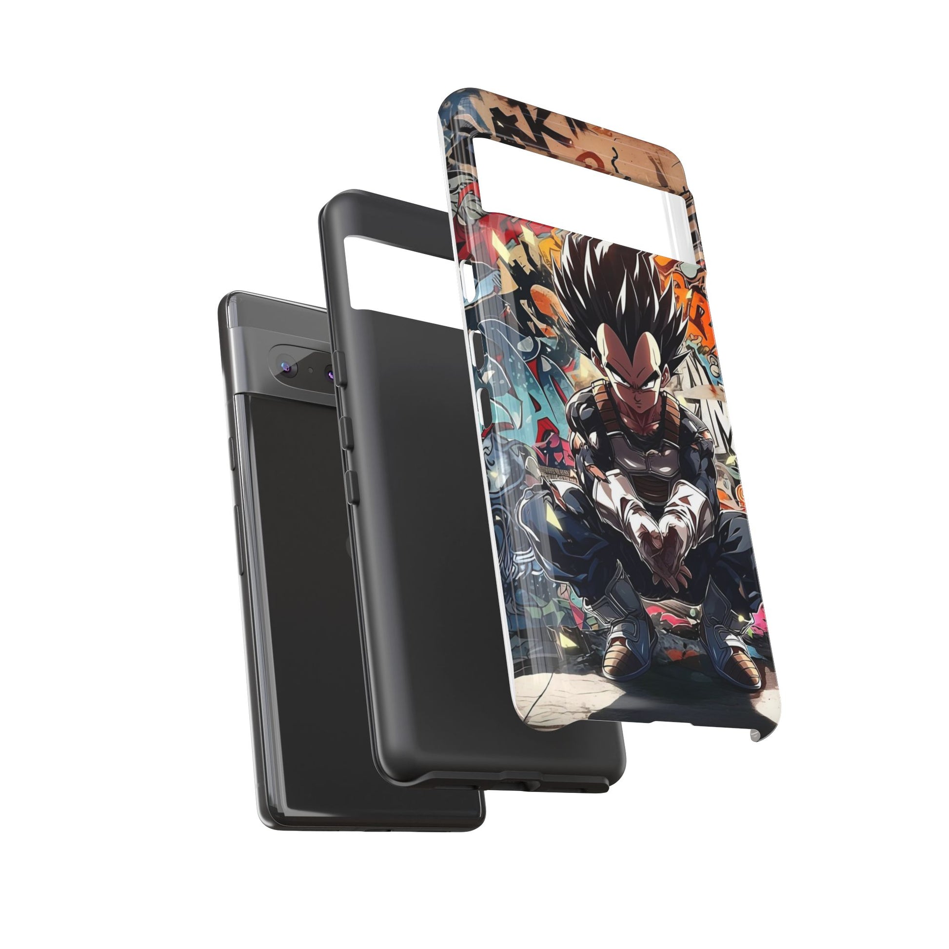 Anime Vegeta Dragon ball Z Tough Cases for iPhones, Samsung, and Pixel