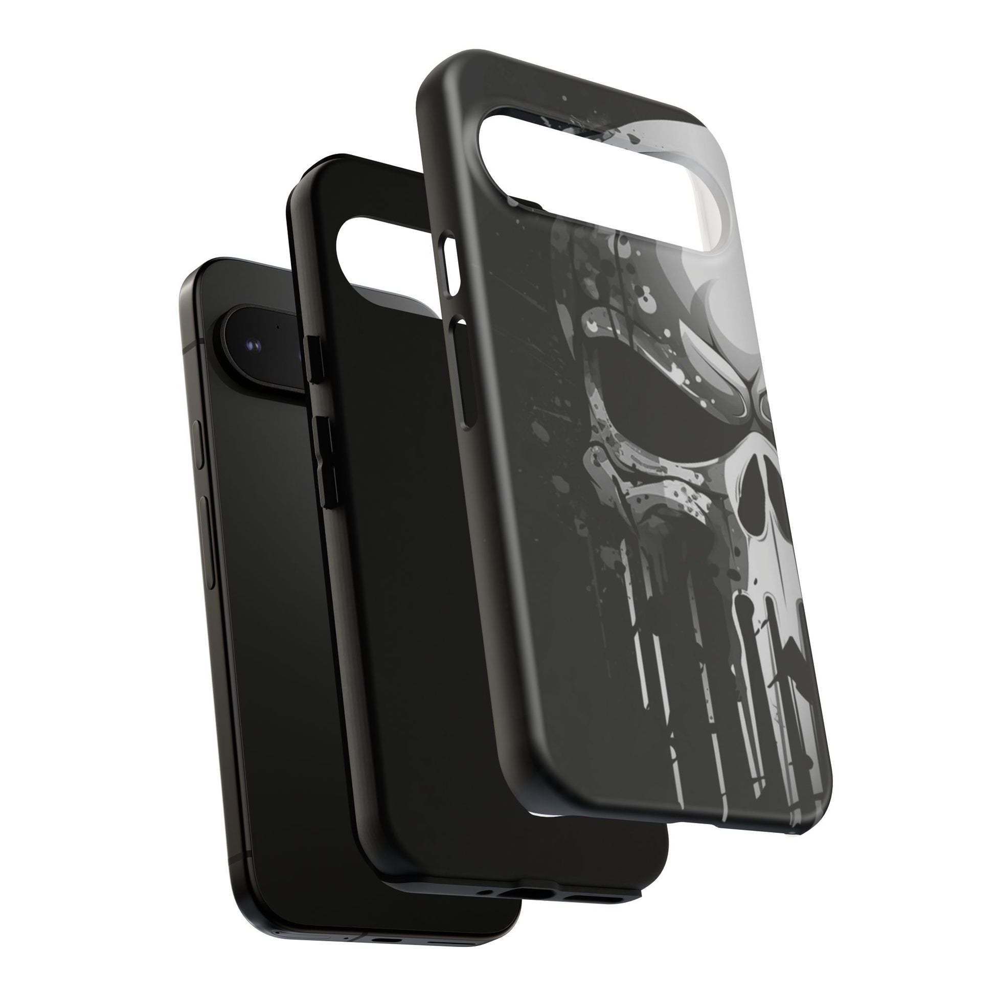 Punisher Skull Tough Cases for iPhones, Samsung, and Pixel