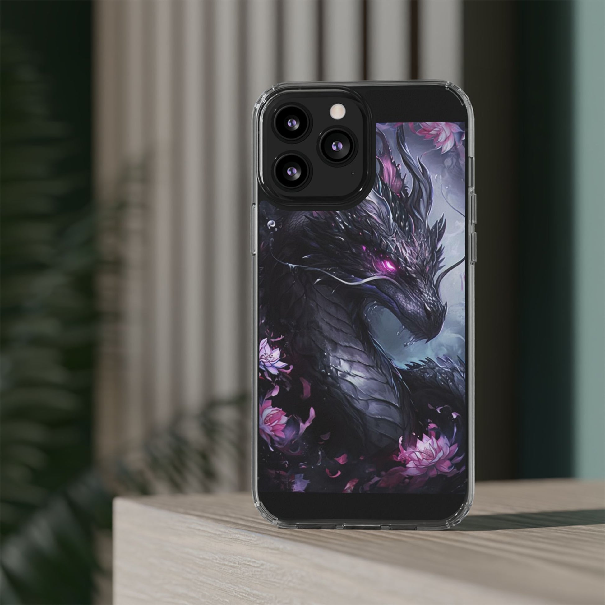 Phone Cases, Purple Dragon Design, iPhone Samsung Case, Protective Cover, Unique