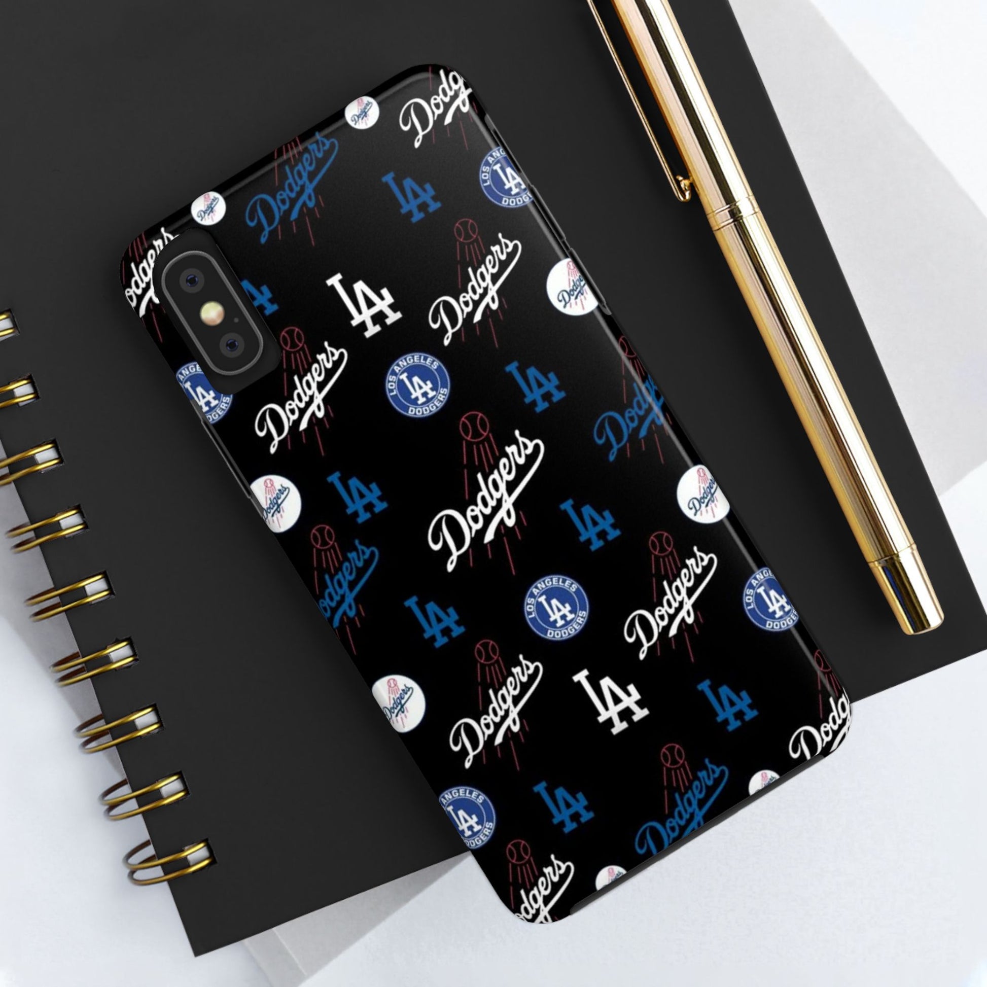 Dodgers Baseball Pattern Phone Cases for Iphones & Samsung Phones Durable