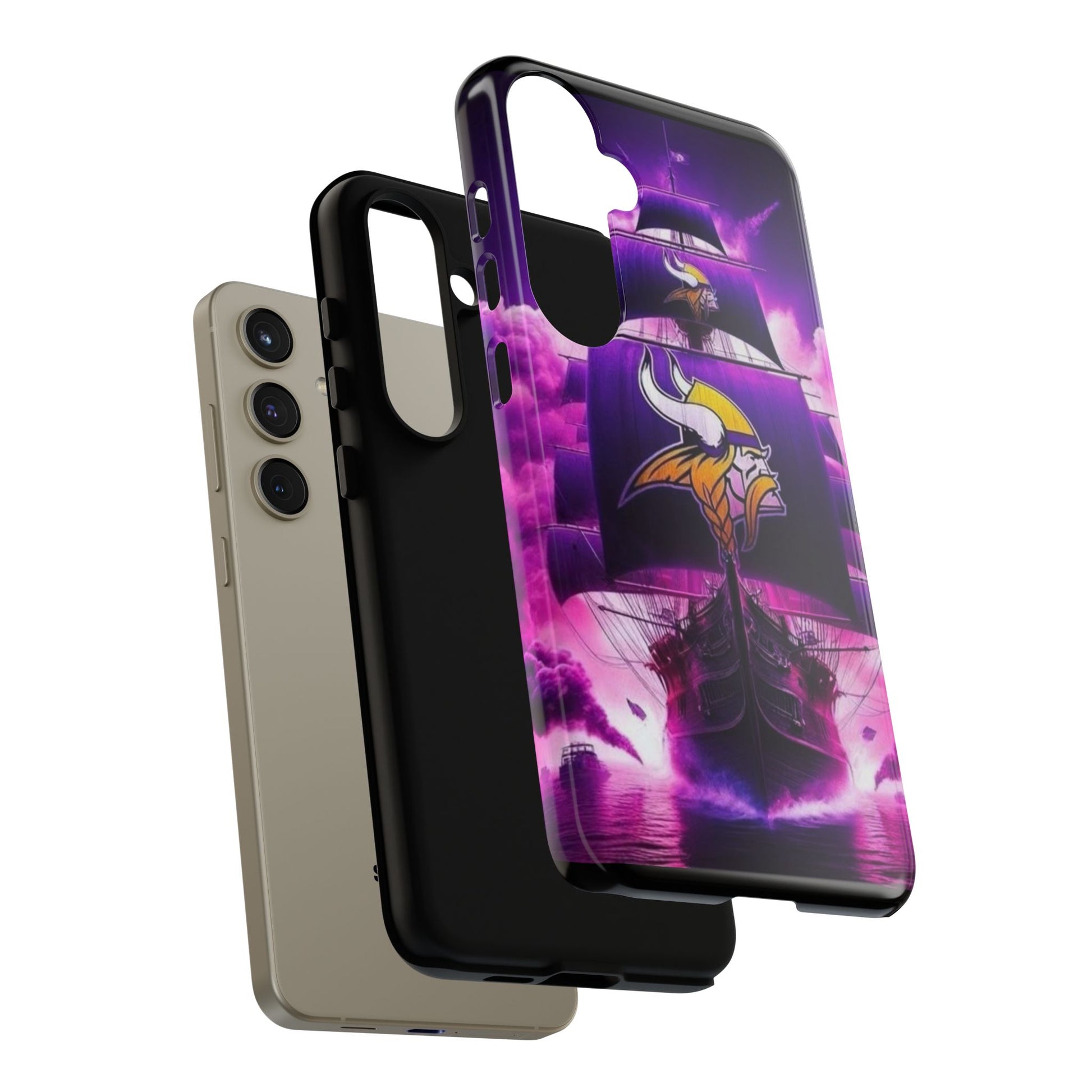 Minnesota Vikings Ship Football Phone Case, Tough Cases for iPhones, Samsung, and Pixel
