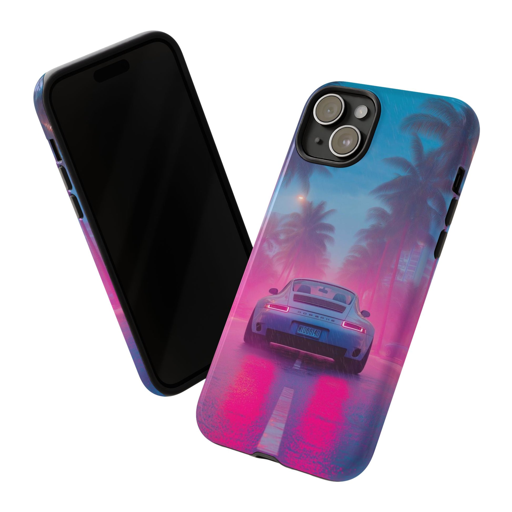 Miami Vice Porsche Phone Case for iPhone, Samsung Galaxy, & Pixel Phones