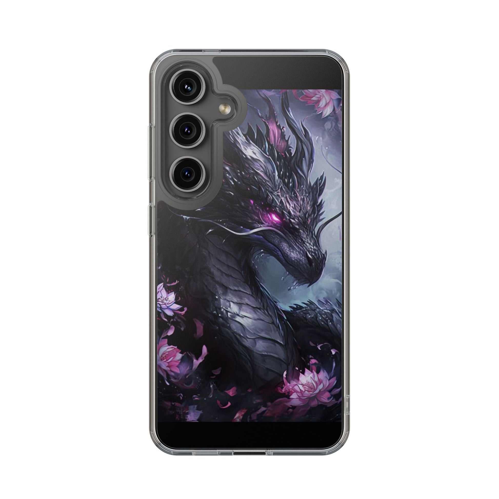Phone Cases, Purple Dragon Design, iPhone Samsung Case, Protective Cover, Unique