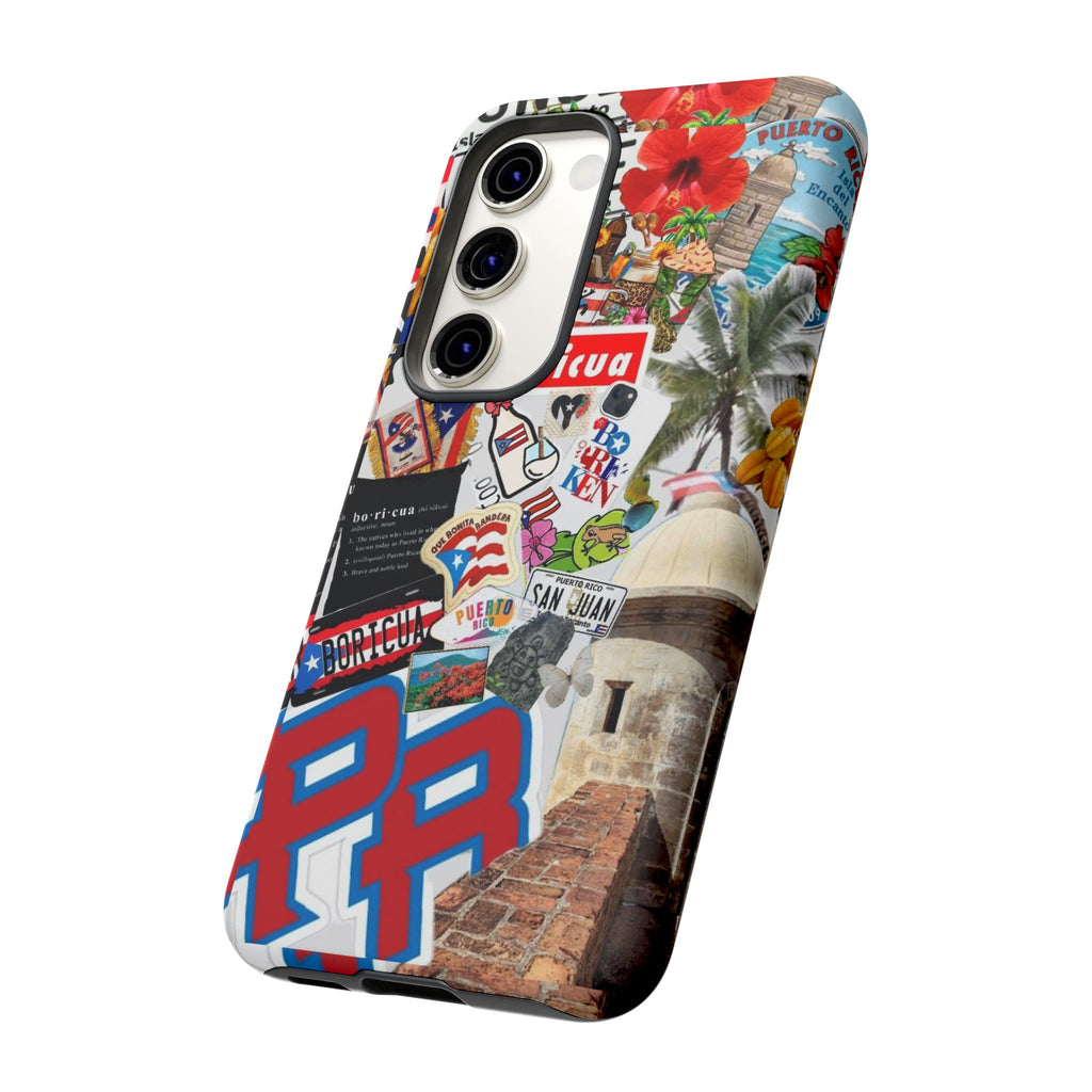 Puerto Rico Boricua Art Tough Cases for iPhones, Samsung, and Pixel