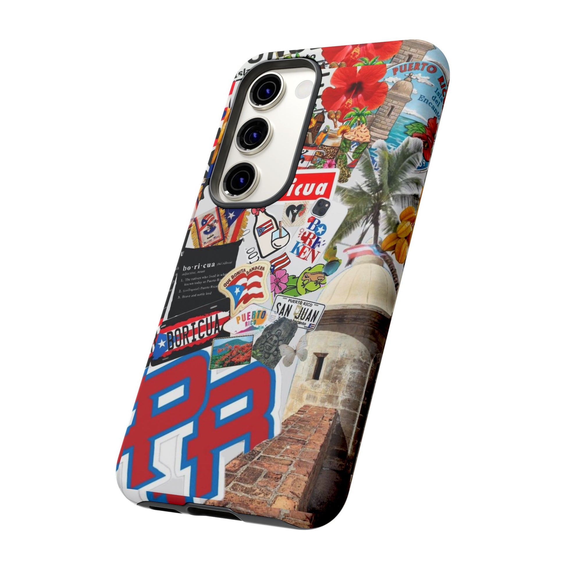 Puerto Rico Boricua Art Tough Cases for iPhones, Samsung, and Pixel