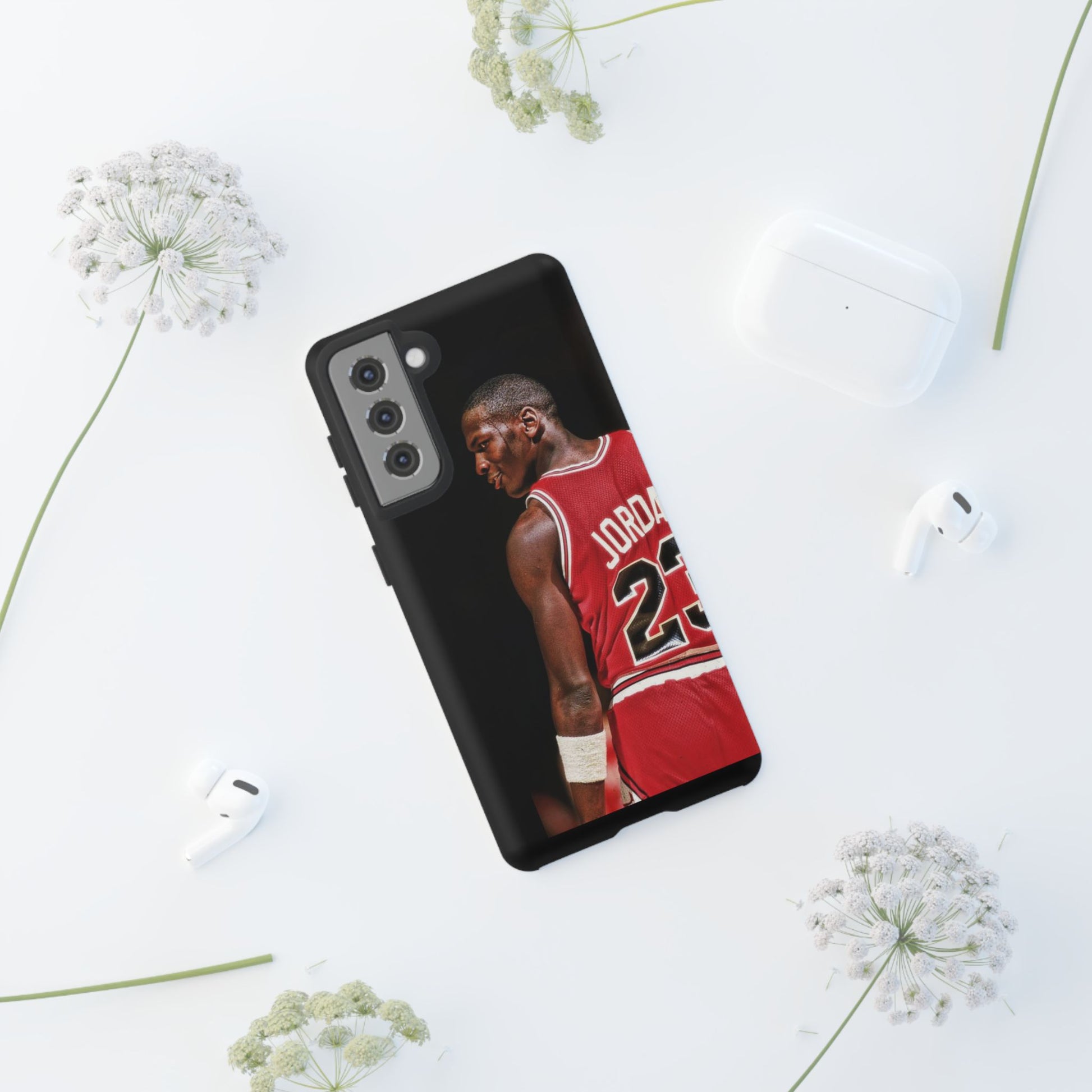 Basketball Legend Michael Jordan Tough Cases for iPhones, Samsung, and Pixel