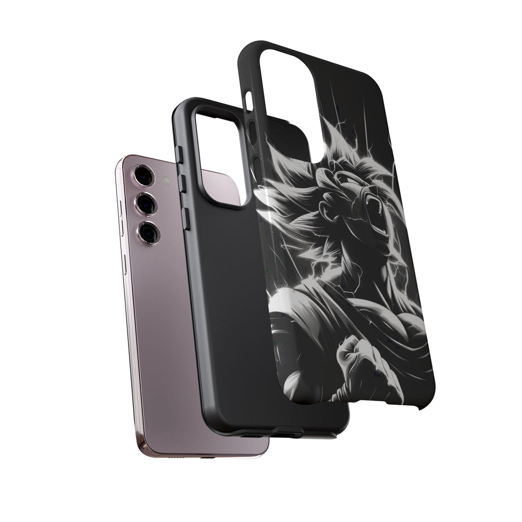 Anime Saiyan Rage Dragon ball Z Tough Cases for iPhones, Samsung, and Pixel