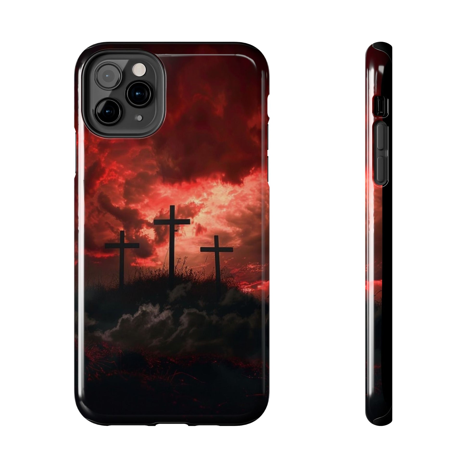 Crosses at Golgotha Christian Cases for iPhones & Samsung Phones