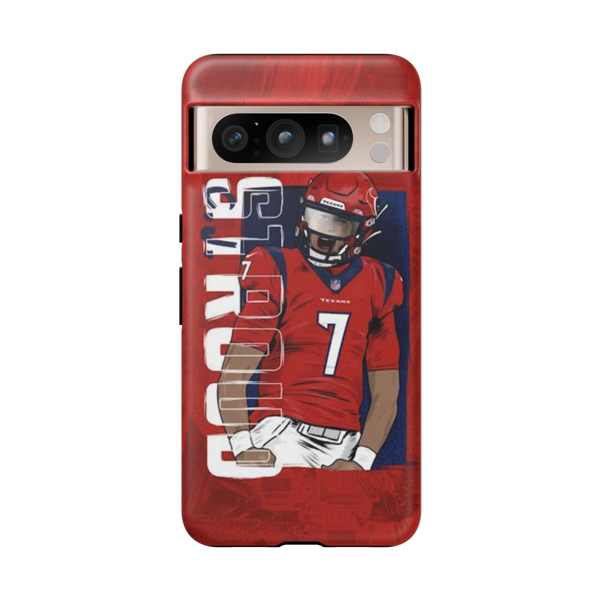Houston Texans Football CJ Stroud Tough Cases for iPhones, Samsung, and Pixel