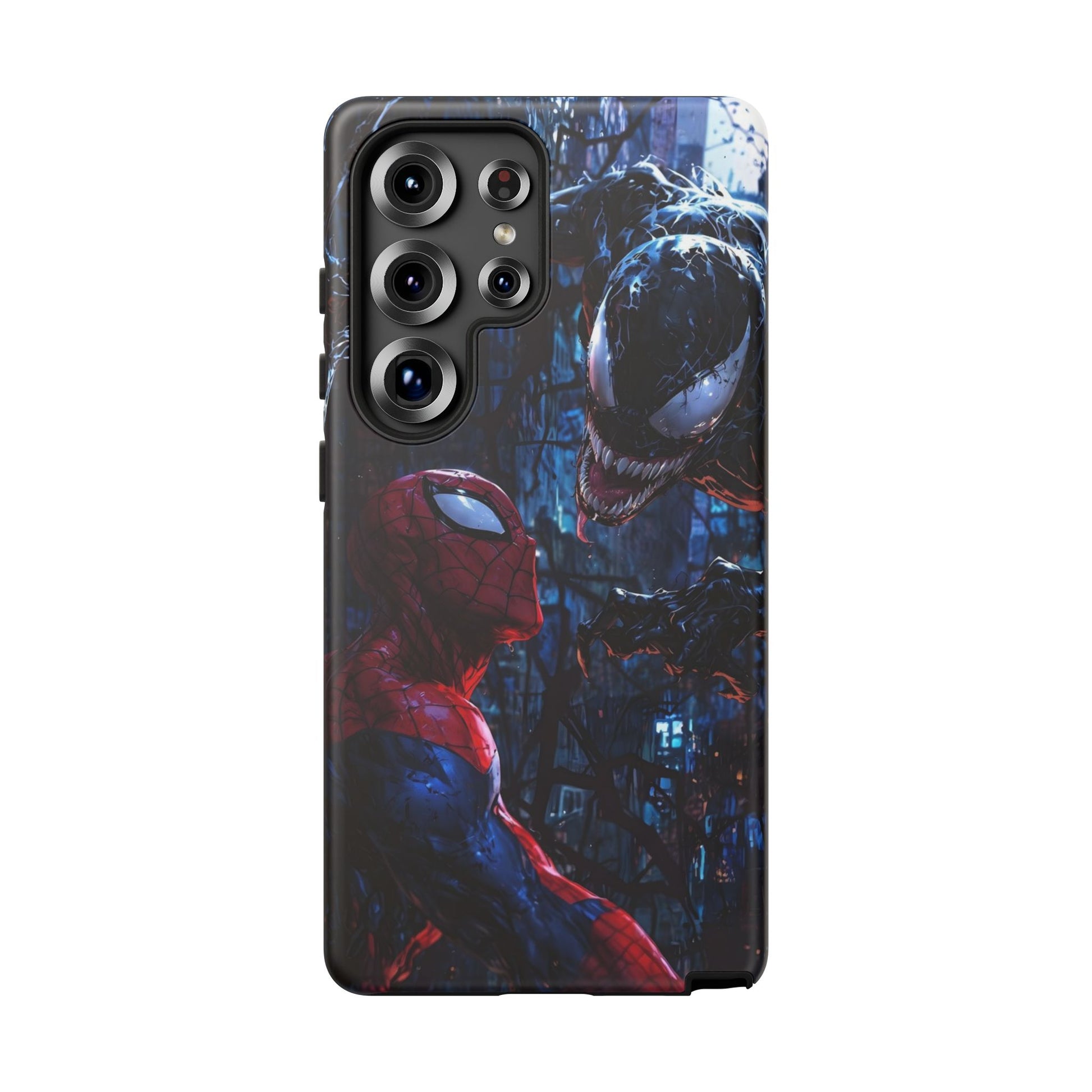 Venom x Spiderman Phone Case, Tough Cases for iPhones, Samsung, and Pixel