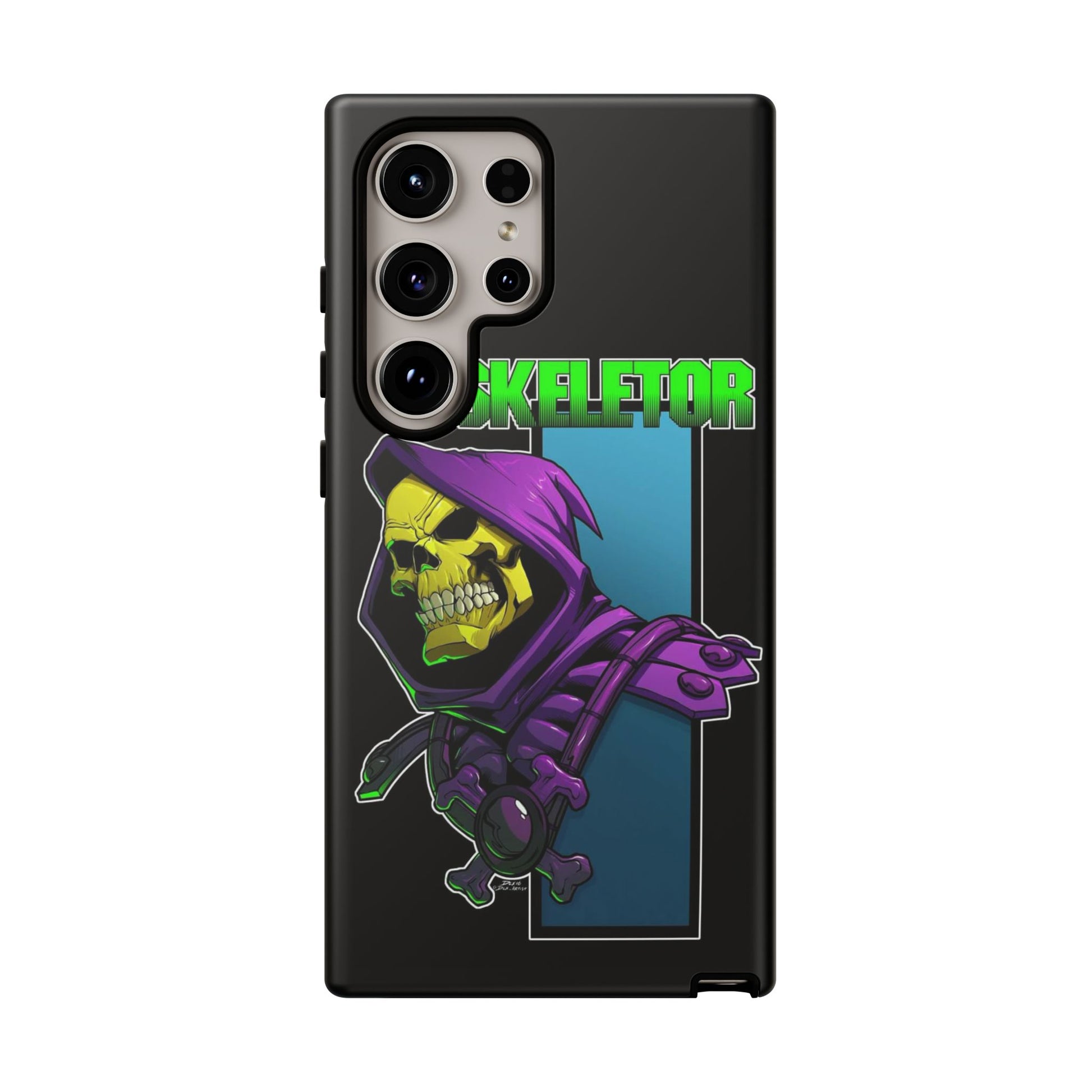 Skeletor Tough Cases for iPhones, Samsung, and Pixel