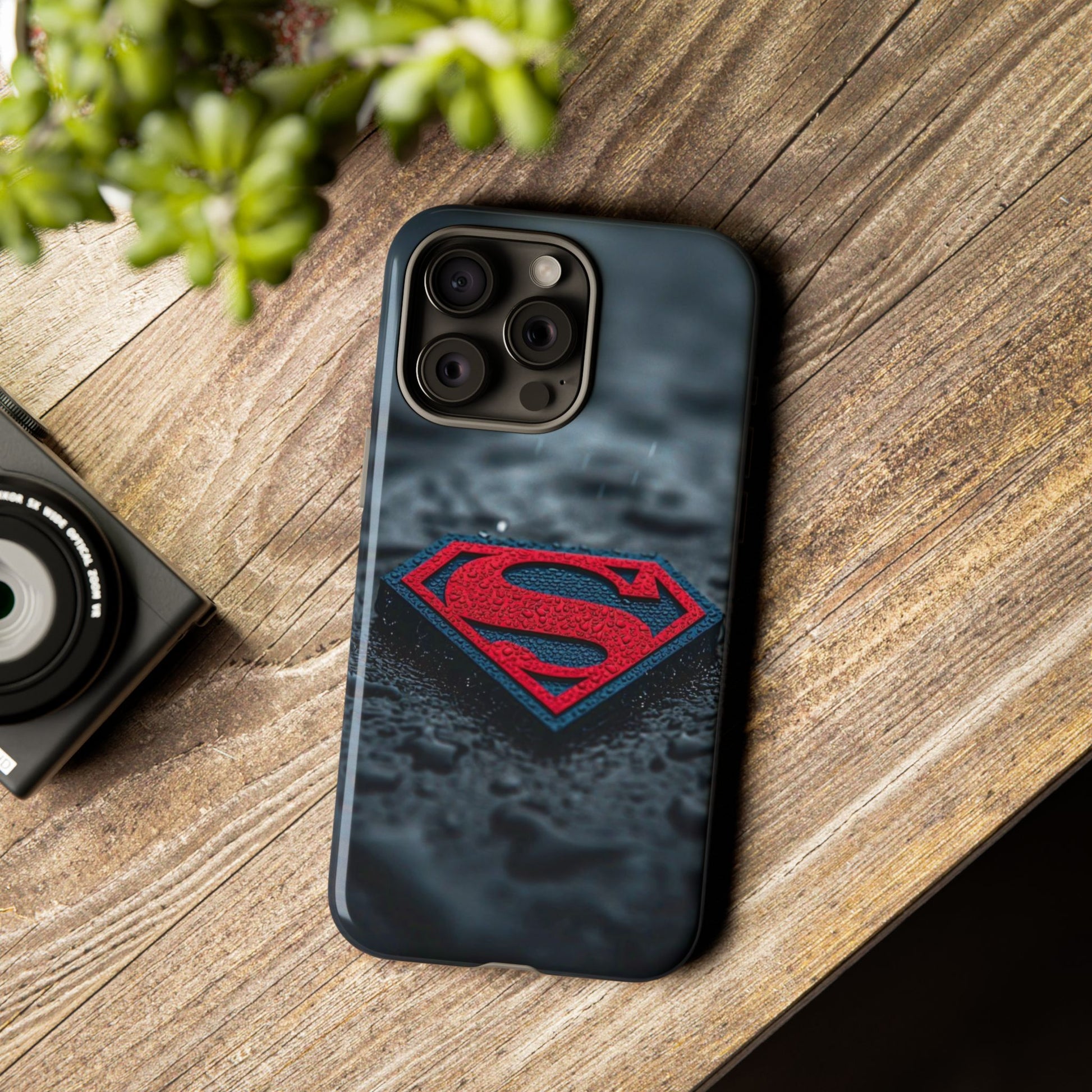 Superman Logo Tough Cases for iPhones, Samsung, and Pixel