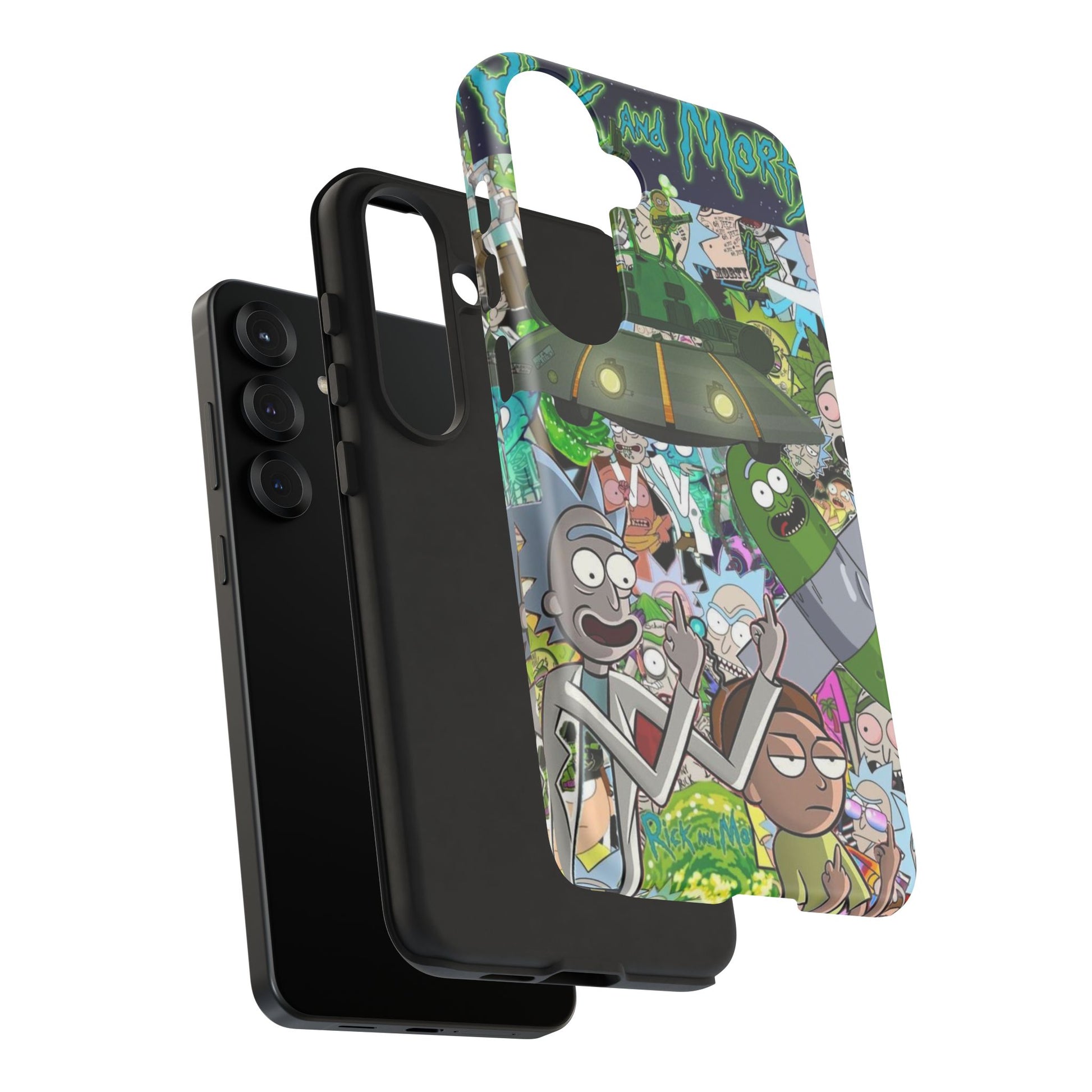 Rick and Morty Phone Case, Tough Cases for iPhones, Samsung, and Pixel