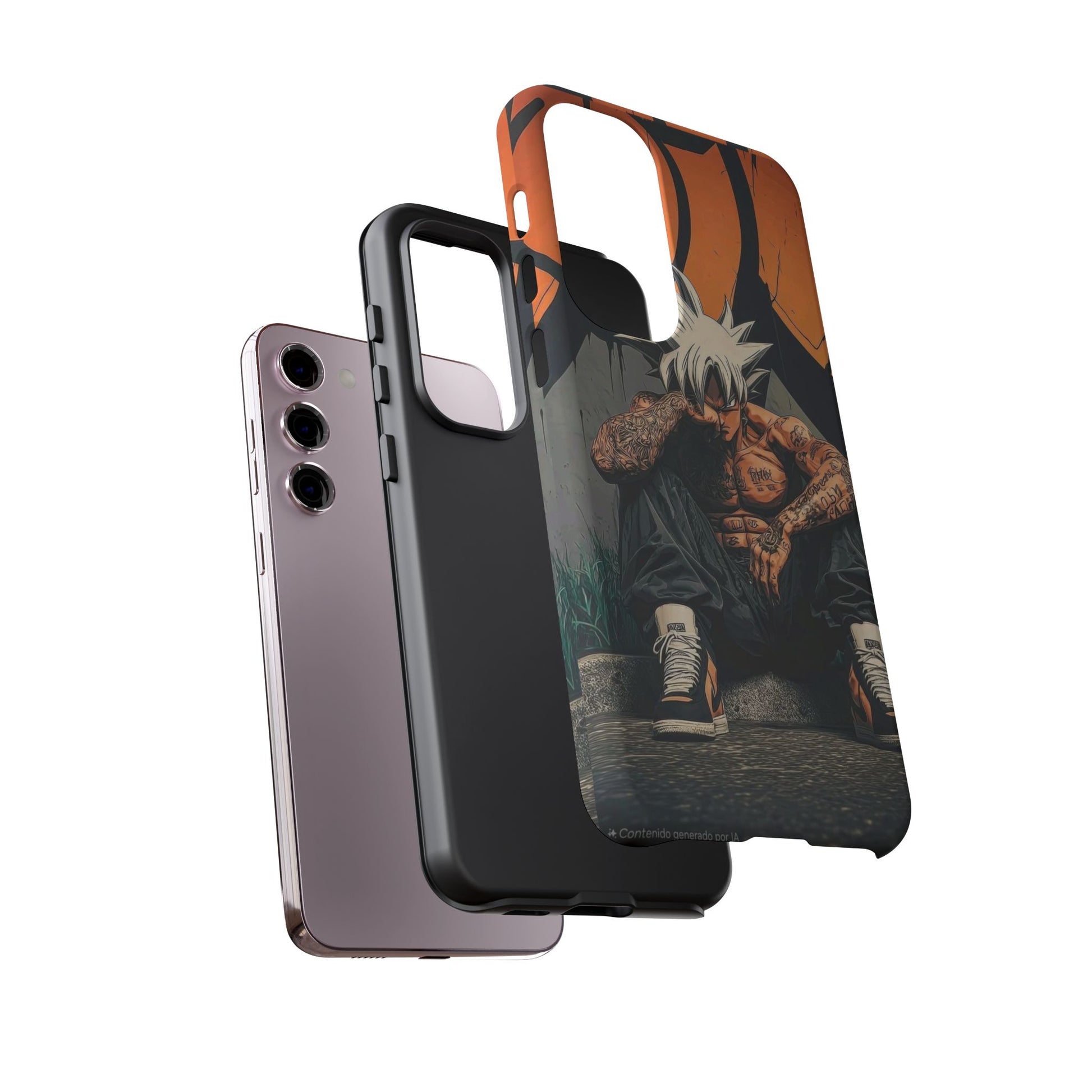 Anime DBZ Thug Tough Cases for iPhones, Samsung, and Pixel