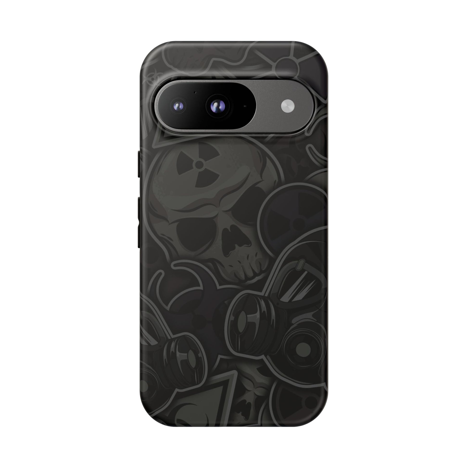 Tough Cases Phone Case, Edgy Skull Design Phone Cover, Gothic Cell Phone Shell