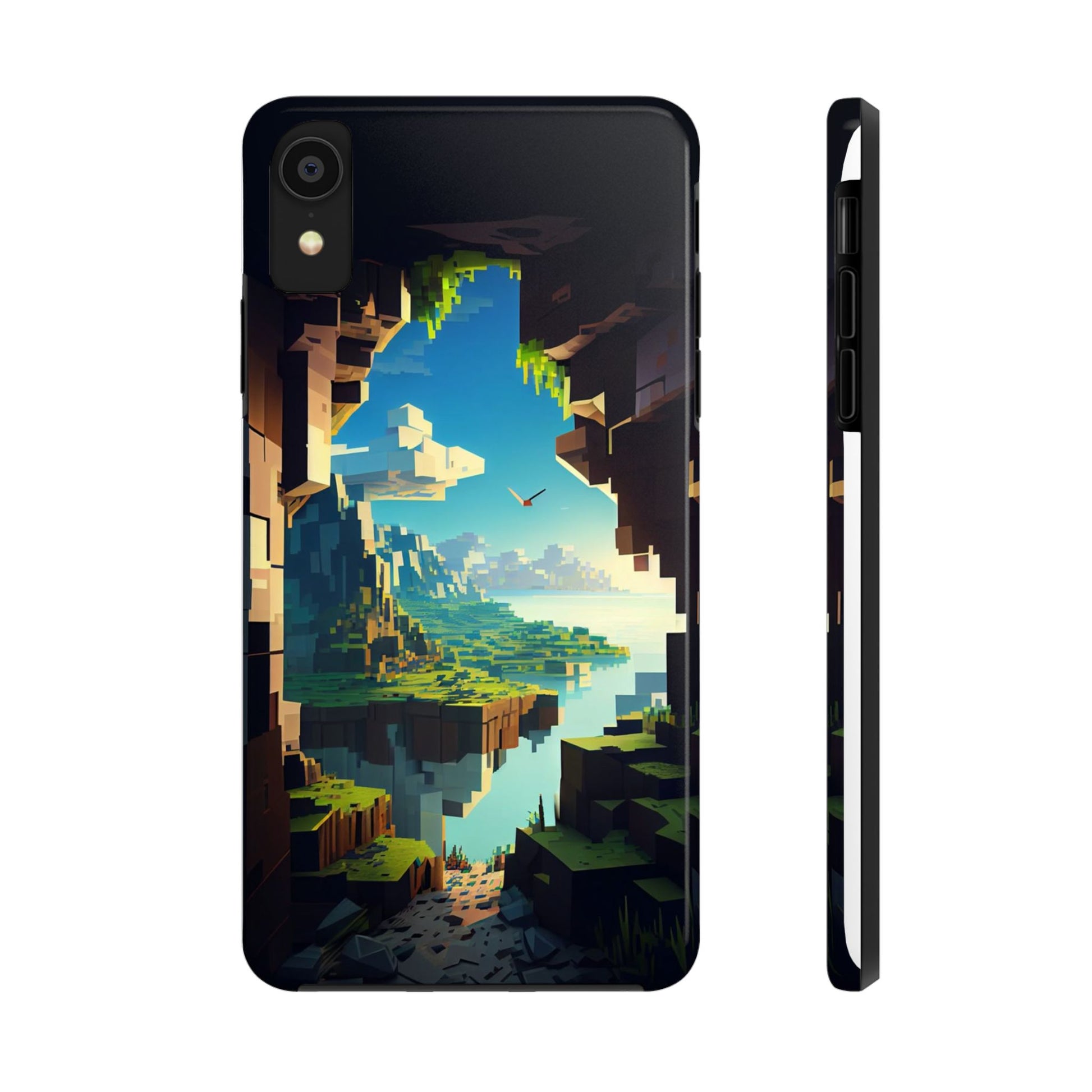 World of Minecraft Tough Phone Cases for Iphones & Samsung Phones Durable