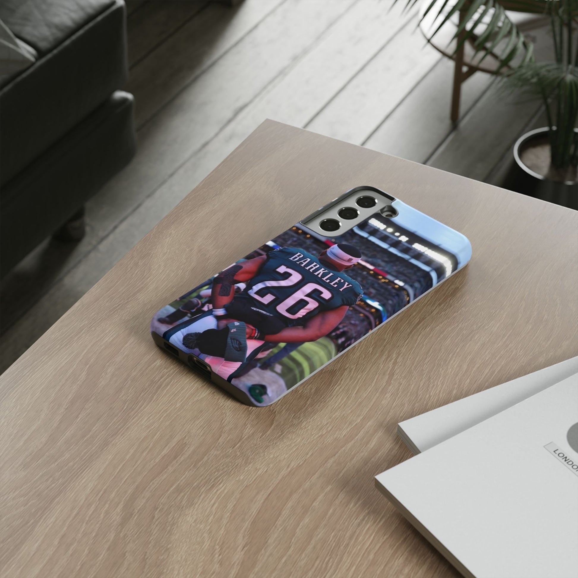 Eagles Football Saquon Barkley Tough Cases for iPhones, Samsung, and Pixel