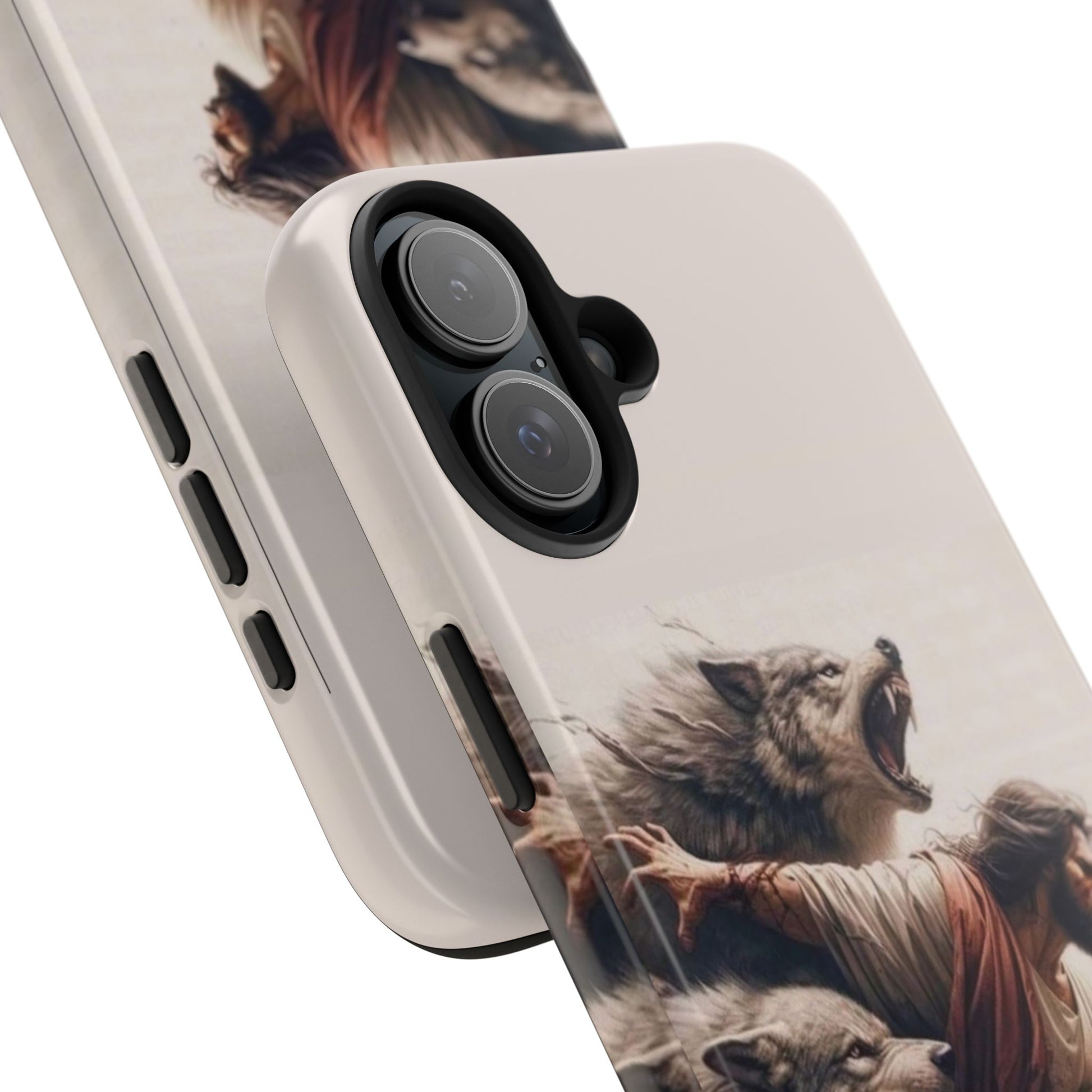 Jesus x Wolves Christian Themed Tough Phone Cases for Iphones & Samsung Phones