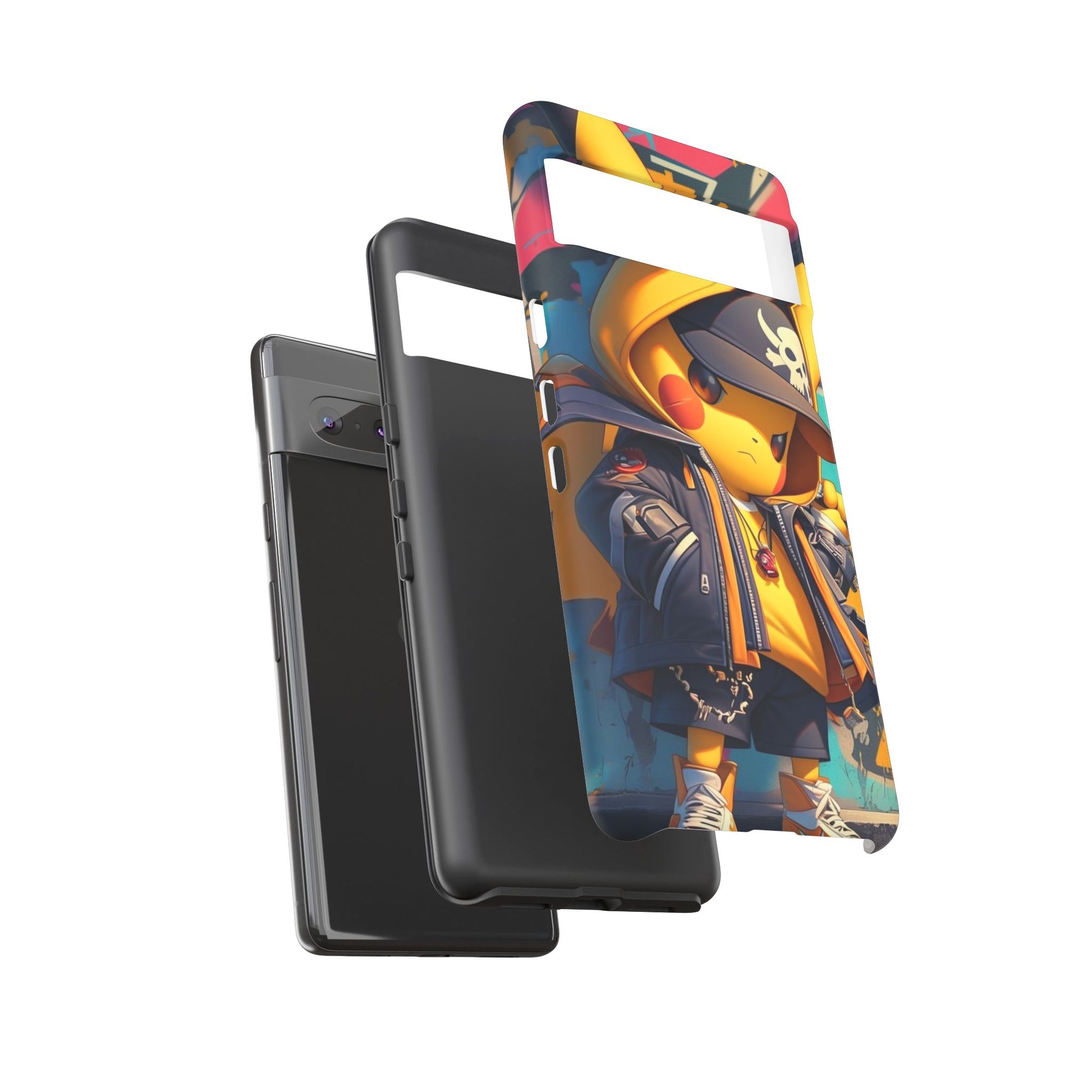 Cute Poke Bear Phone Case, Tough Cases for iPhones, Samsung, and Pixel