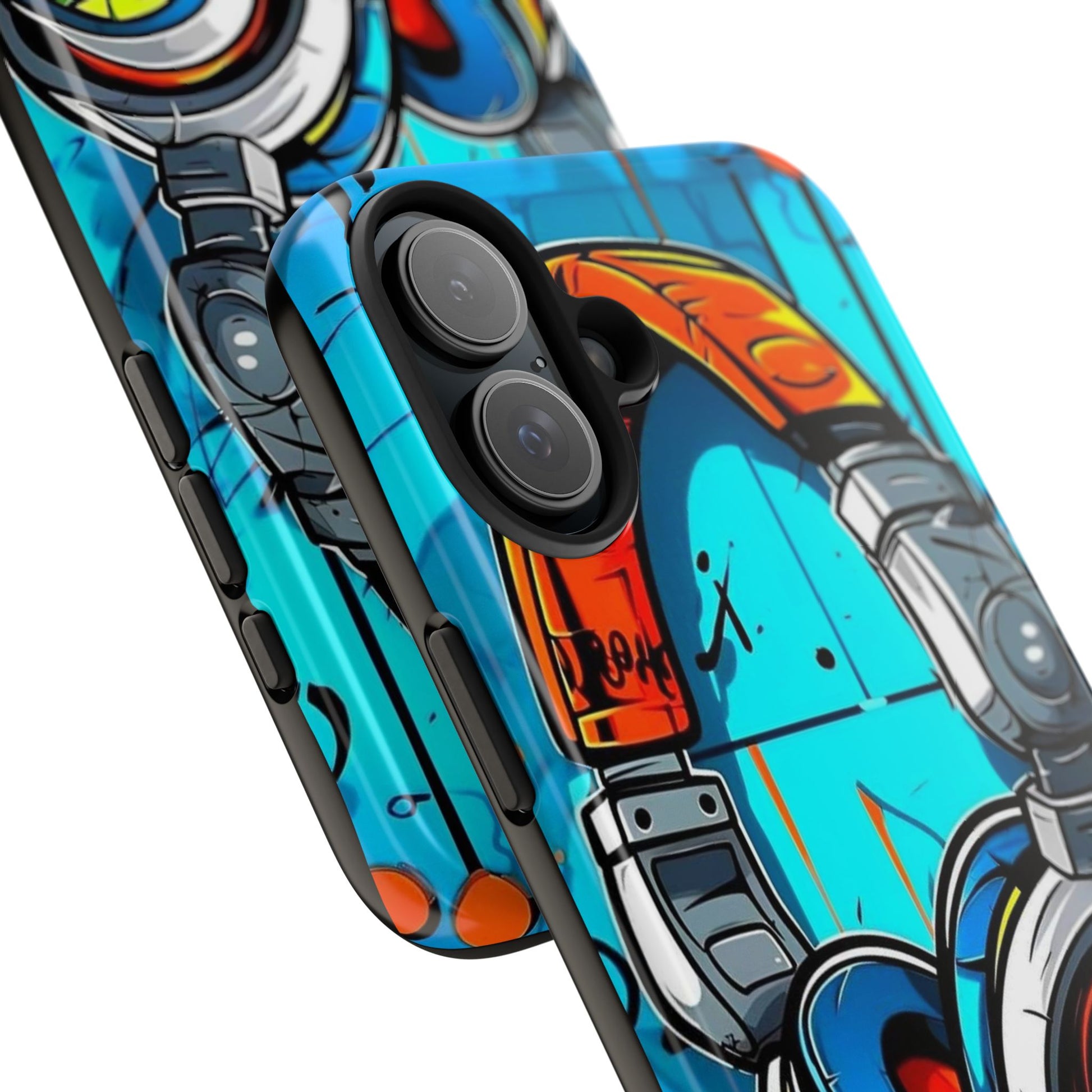 DJ Headphone Graffiti Tough Phone Case, Music Lover Gift, iPhone/Samsung Cover