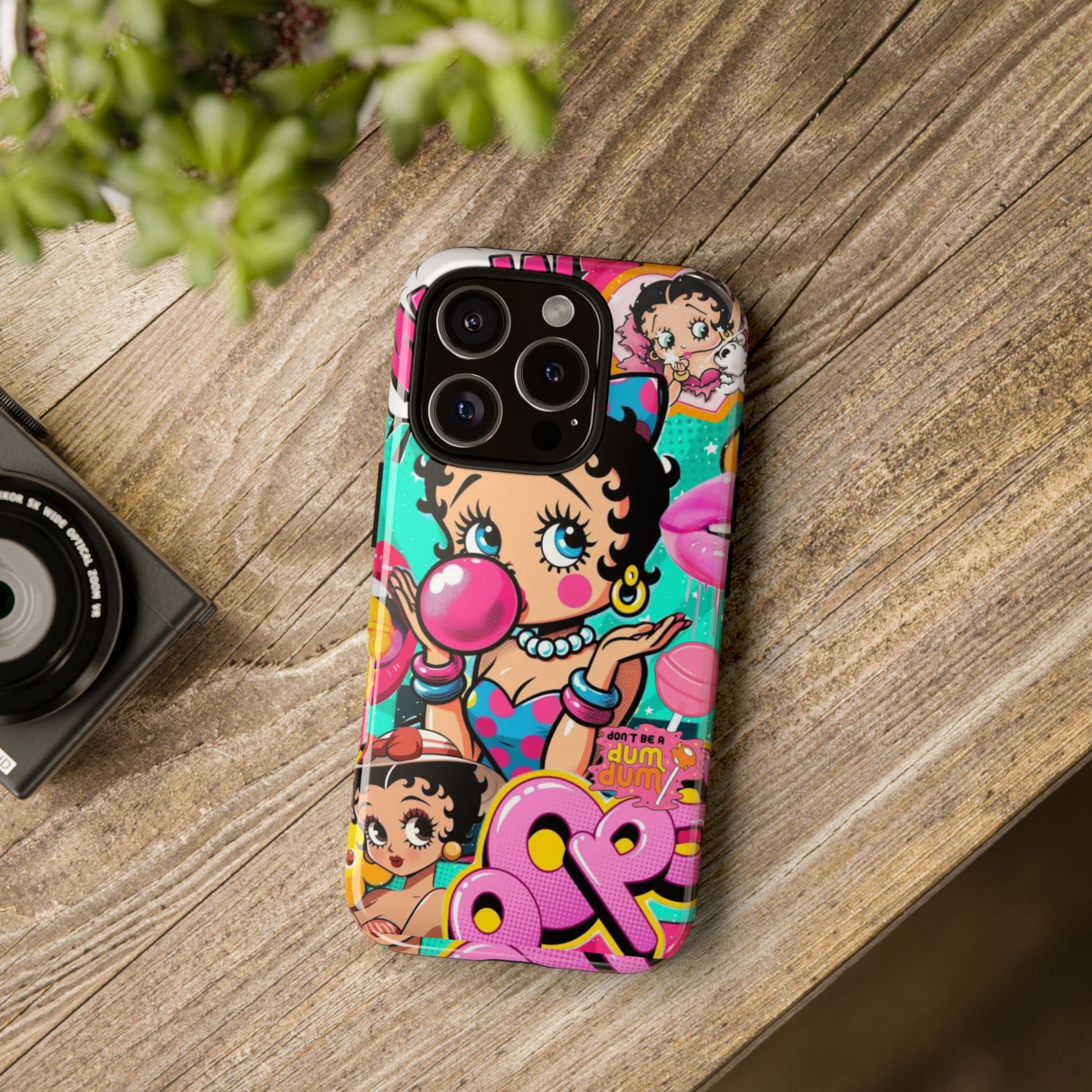 Betty Boop Comic Strip Phone Case for iPhone, Samsung Galaxy, & Pixel Phones