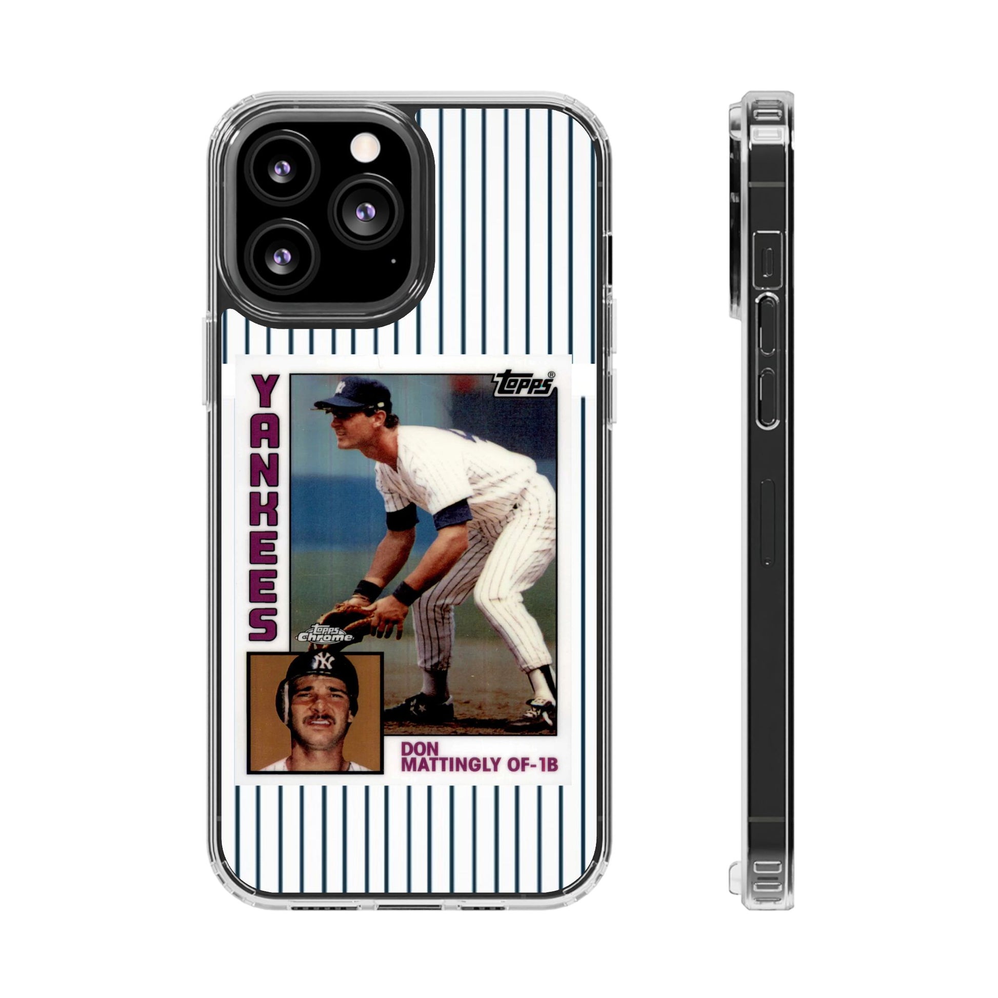 Mattingly Rookie Card Baseball inspired Protective Iphone and Samsung case