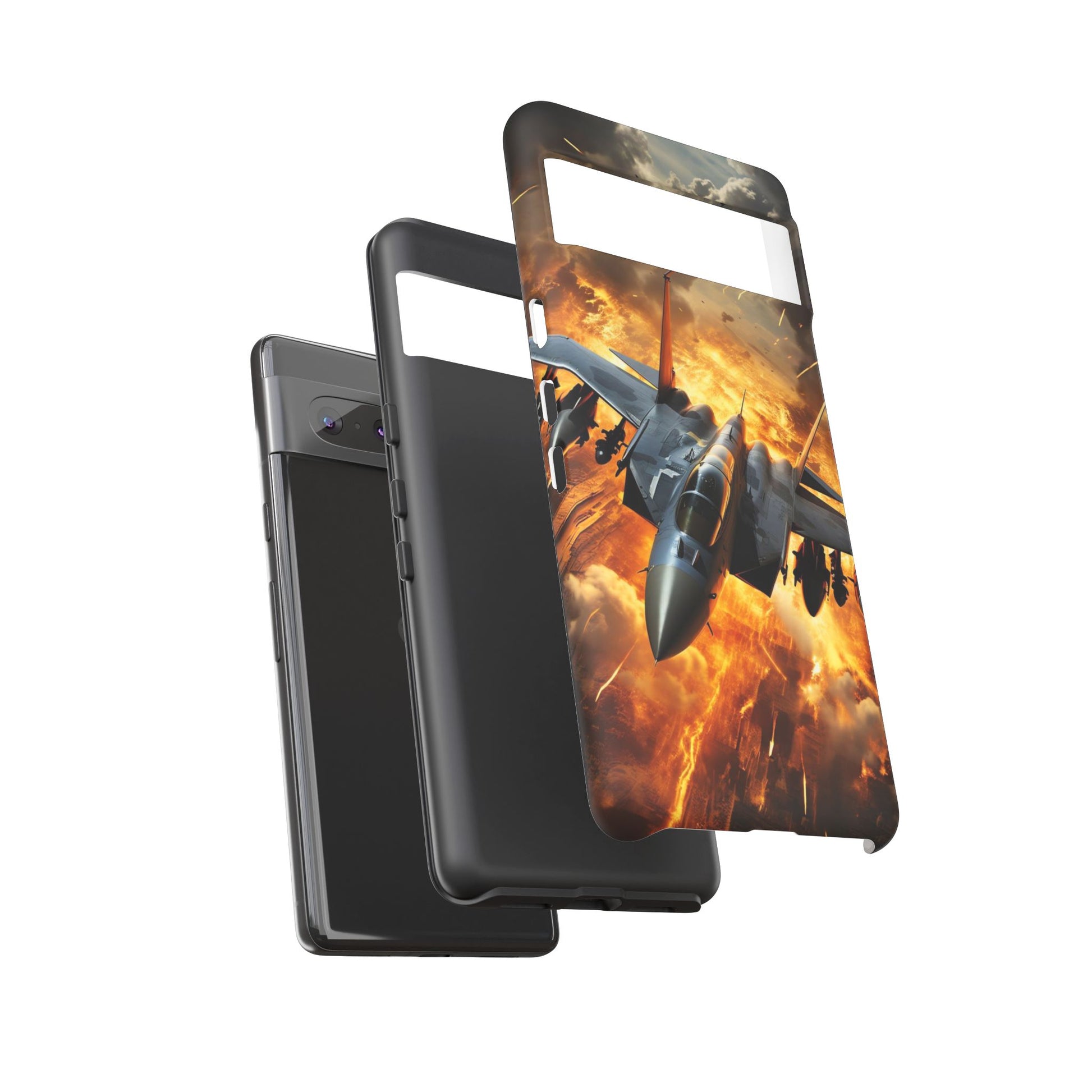 F-15 Fighter Jet Tough Cases for iPhones, Samsung, and Pixel