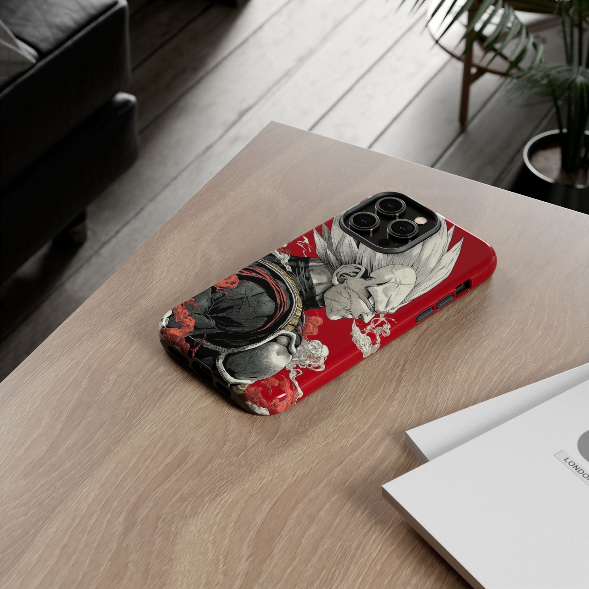 Dragon Ball Z Vegeta Anime Tough Cases for iPhones, Samsung, and Pixel