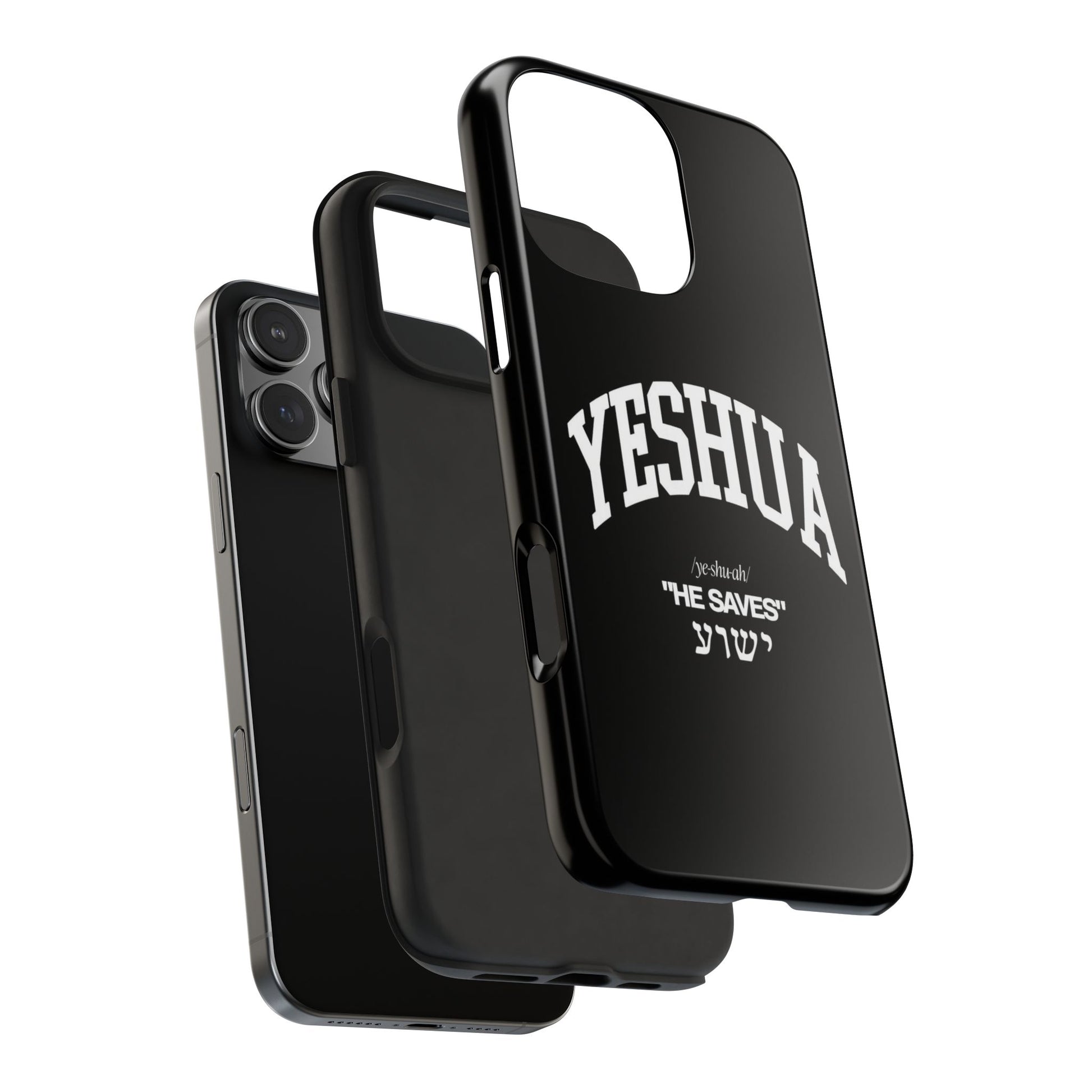 Yeshua He Saves Christian Theme Phone Cases for iPhones & Samsung Phones