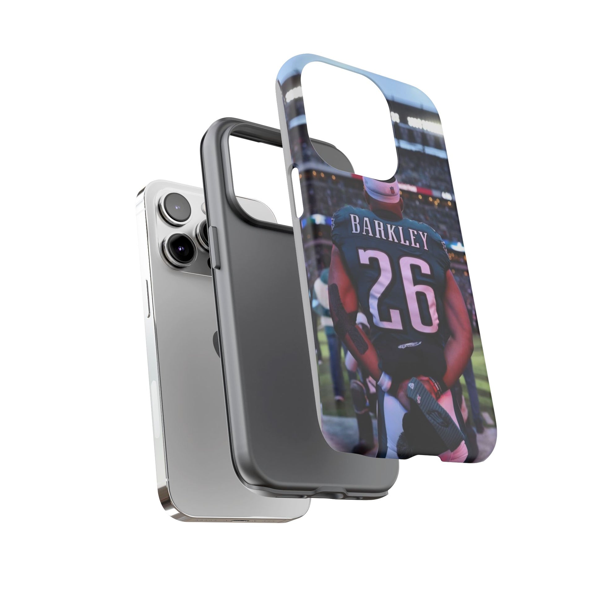 Eagles Football Saquon Barkley Tough Cases for iPhones, Samsung, and Pixel