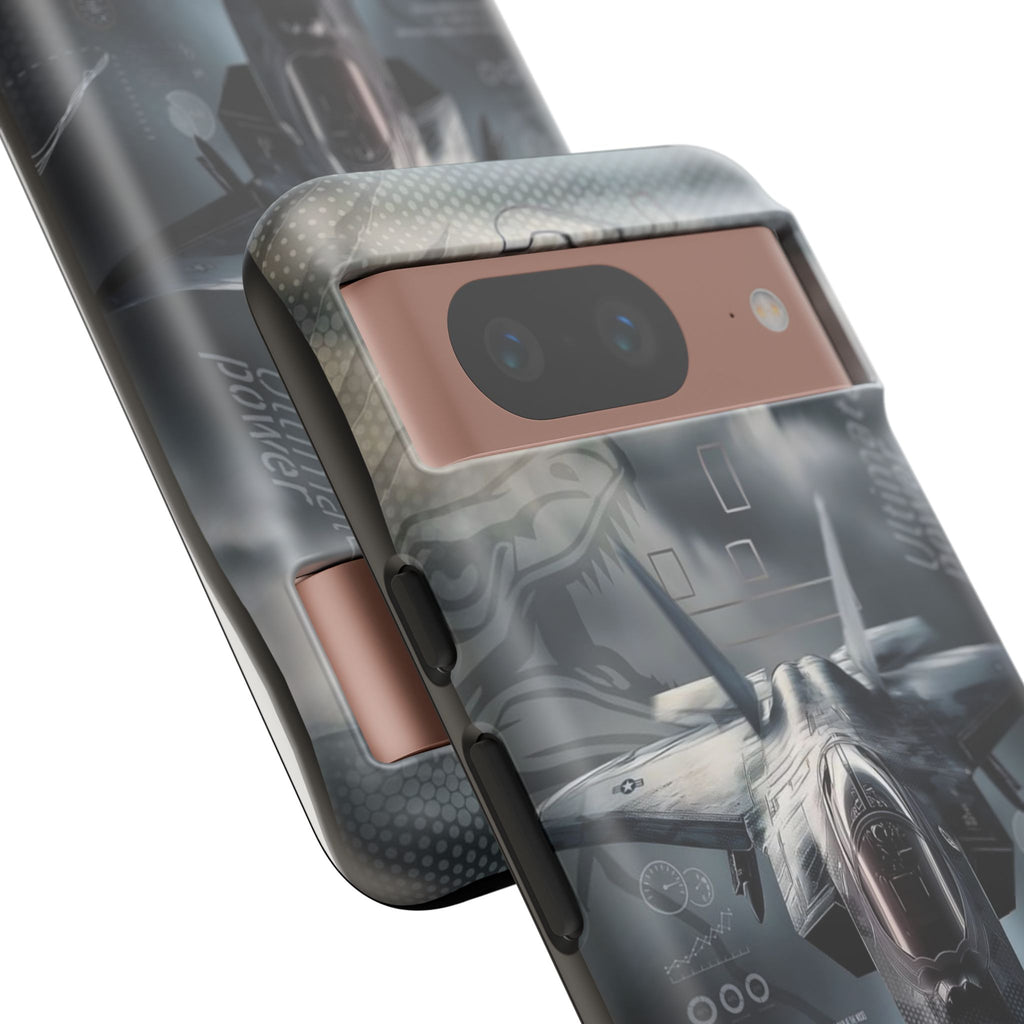 F-22 Raptor Fighter Jet Tough Cases for iPhones, Samsung, and Pixel