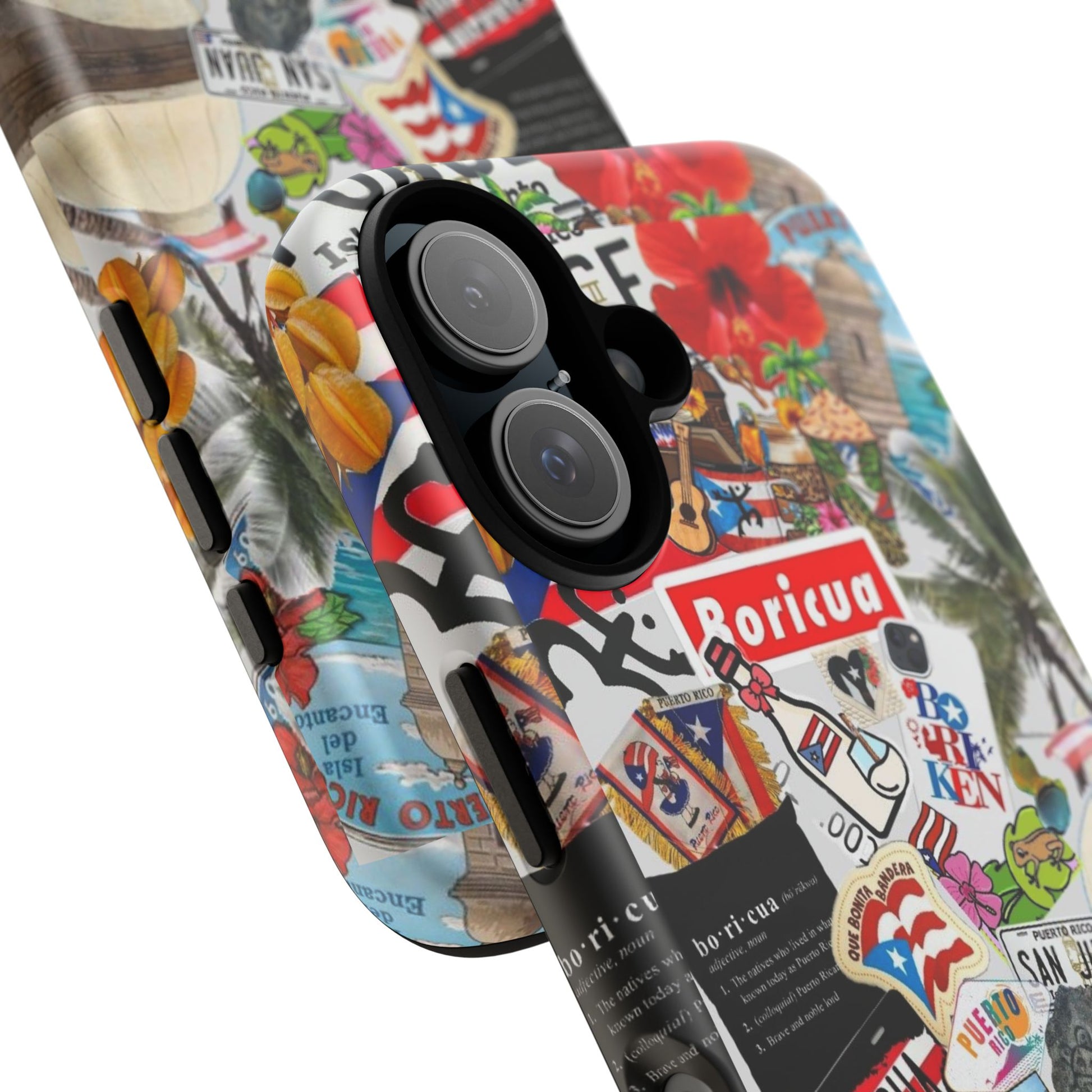 Puerto Rico Boricua Art Tough Cases for iPhones, Samsung, and Pixel