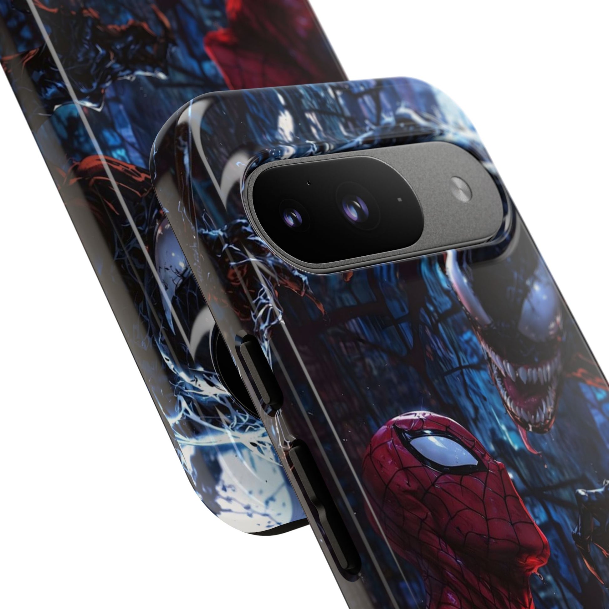 Venom x Spiderman Phone Case, Tough Cases for iPhones, Samsung, and Pixel