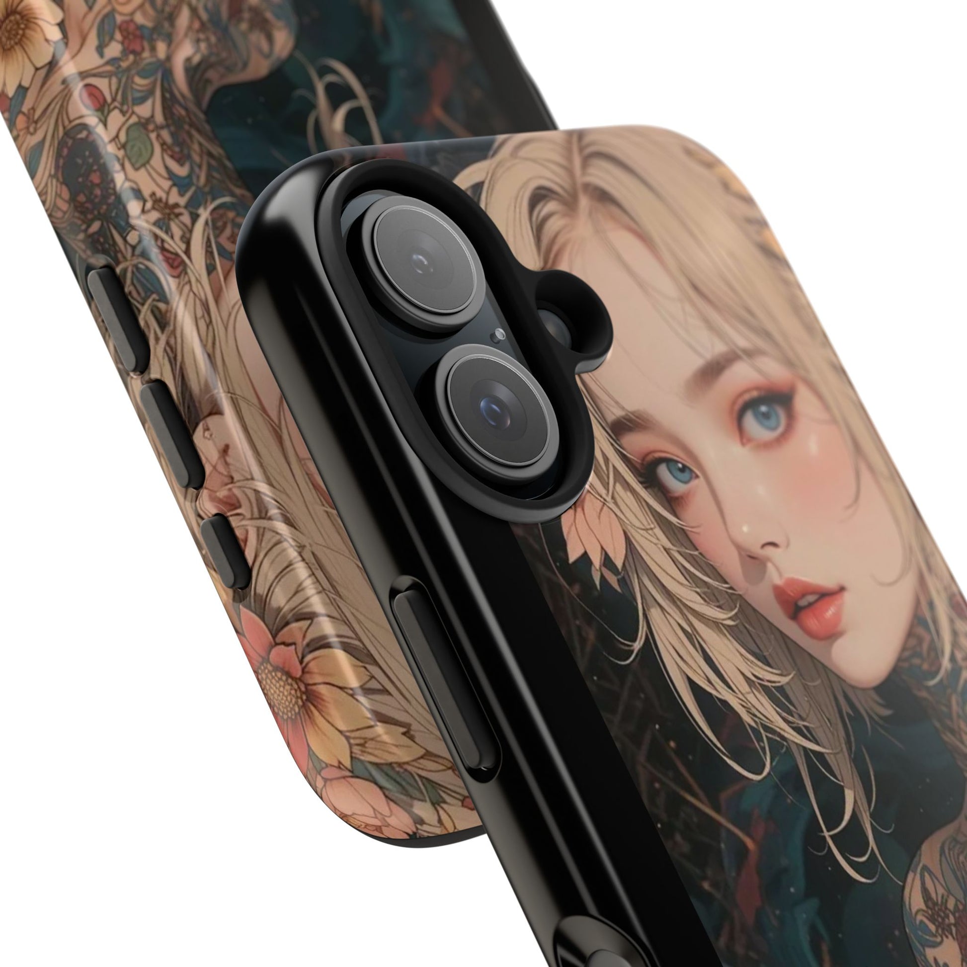 Tattoo Anime Girl Inspired Phone Cases for Iphones & Samsung Phones
