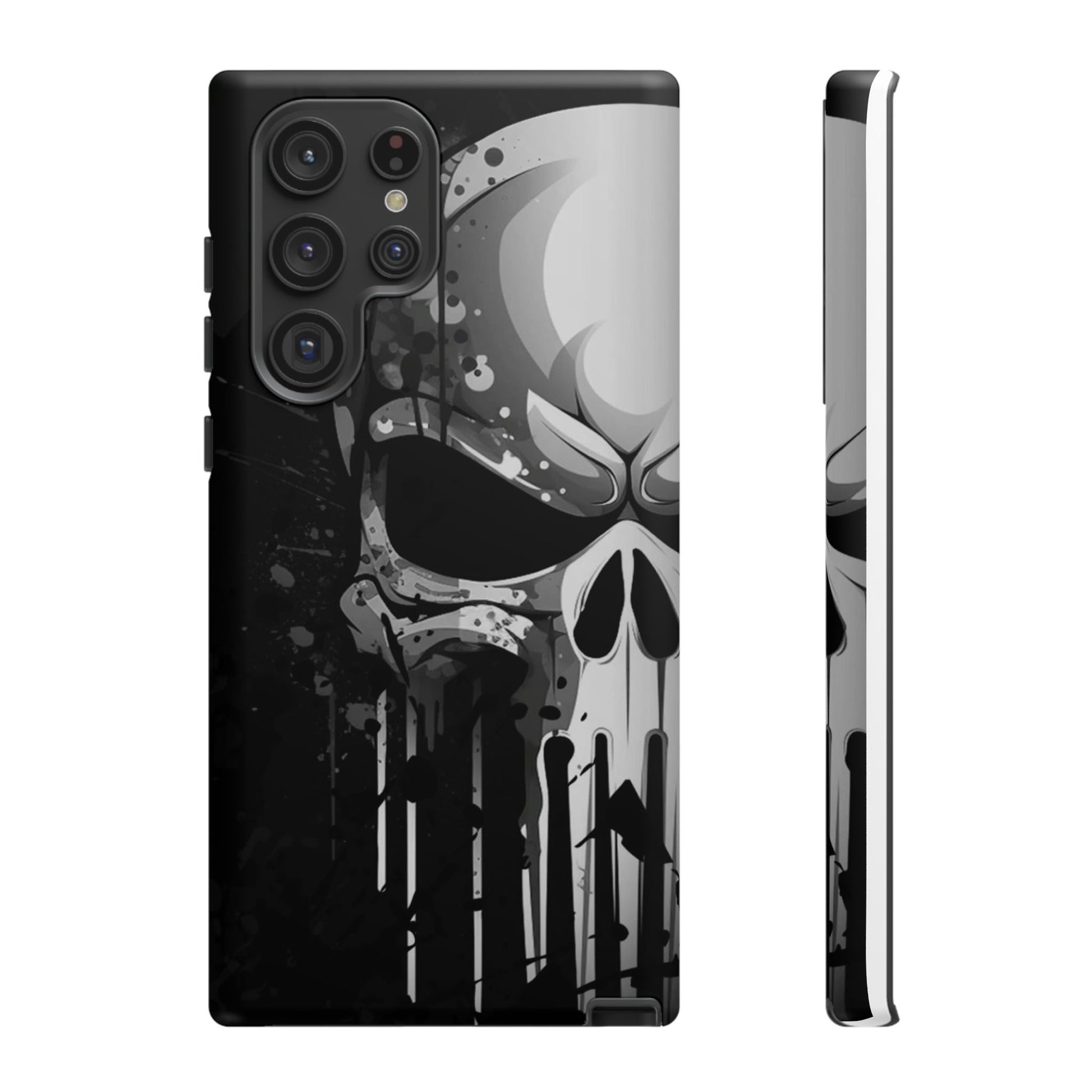 Punisher Skull Tough Cases for iPhones, Samsung, and Pixel