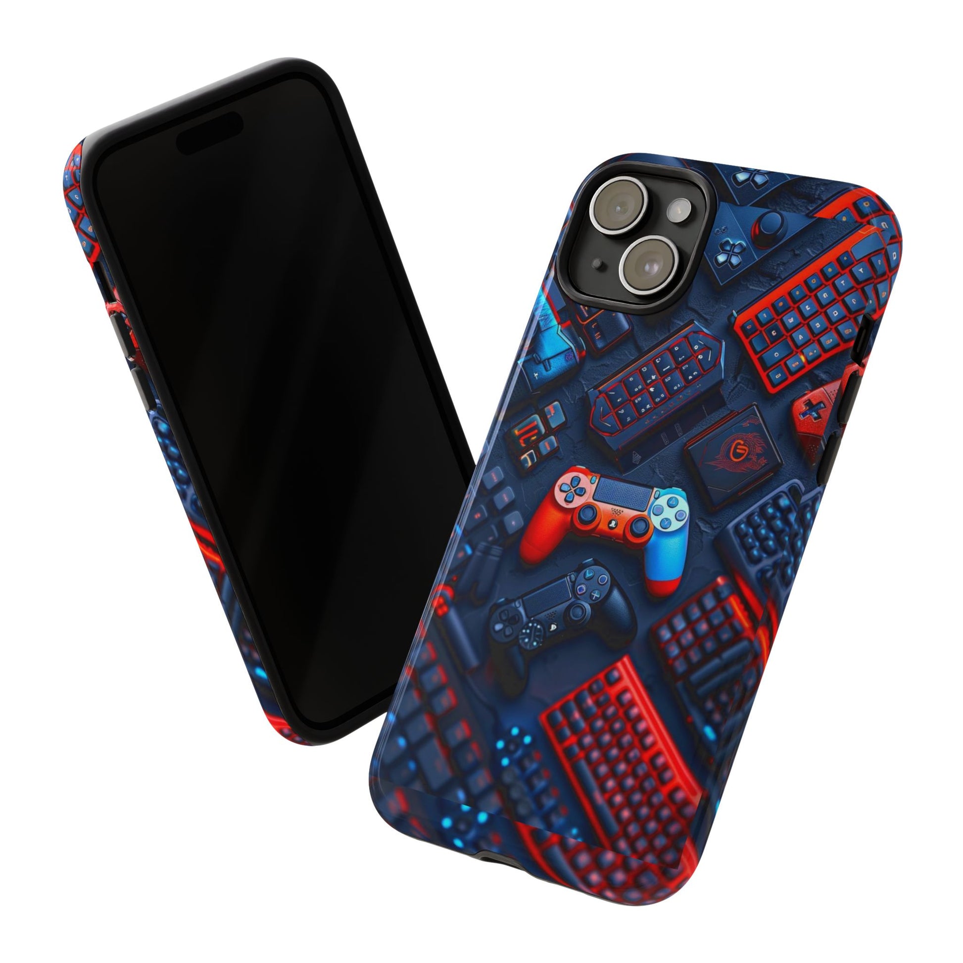Gamer Themed Controllers Tough Cases for iPhones, Samsung, and Pixel