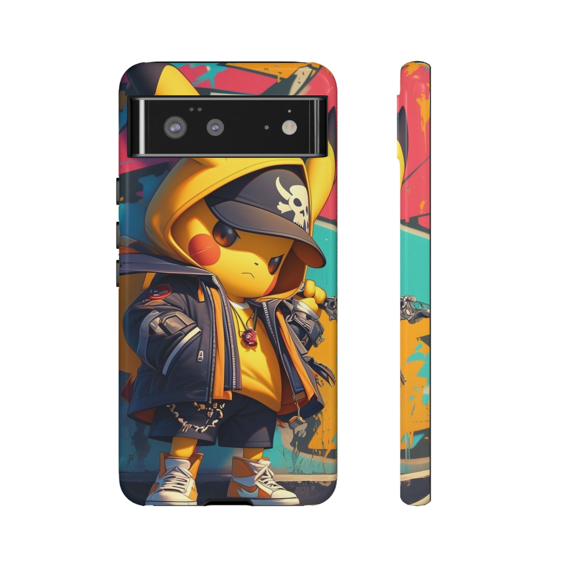 Cute Poke Bear Phone Case, Tough Cases for iPhones, Samsung, and Pixel