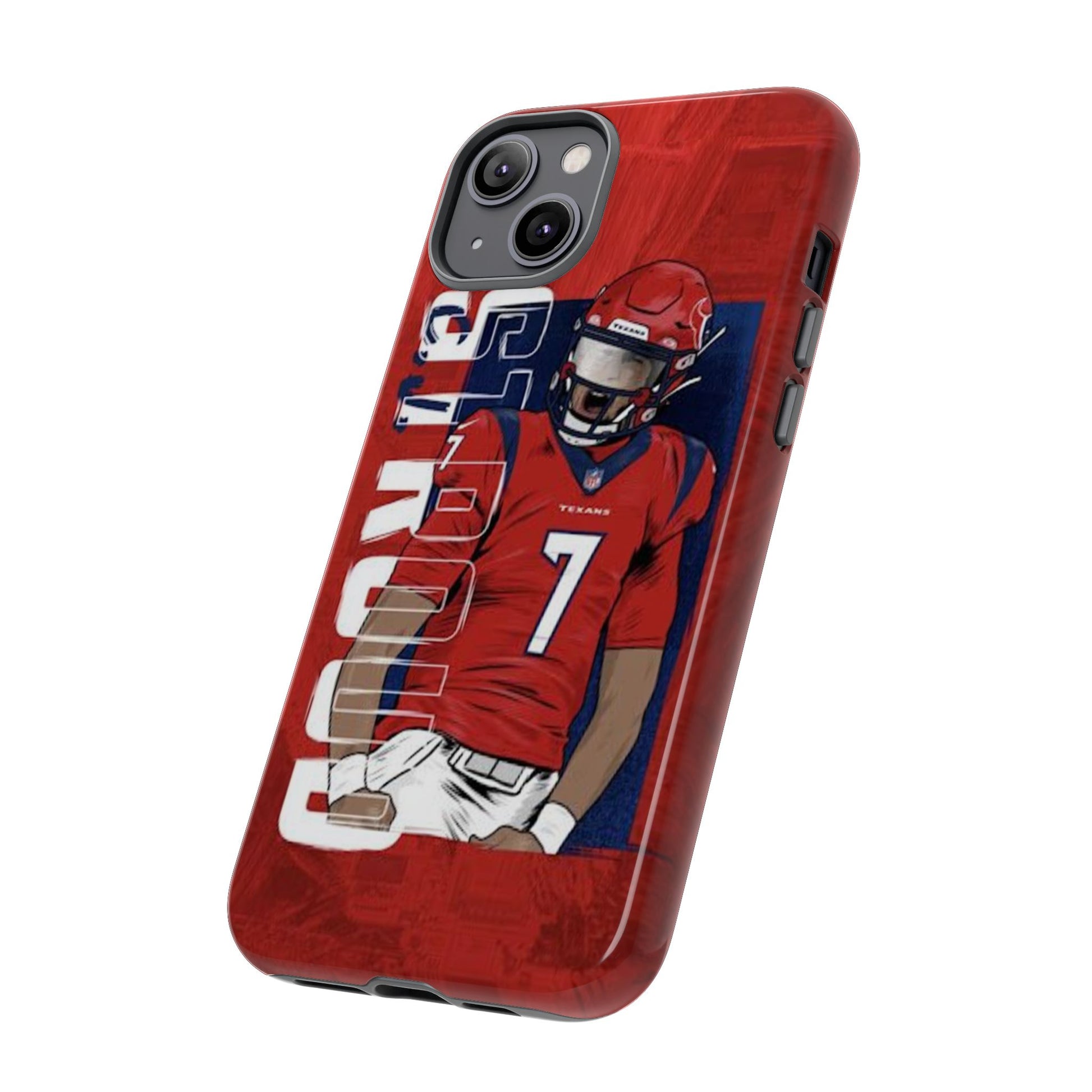 Houston Texans Football CJ Stroud Tough Cases for iPhones, Samsung, and Pixel