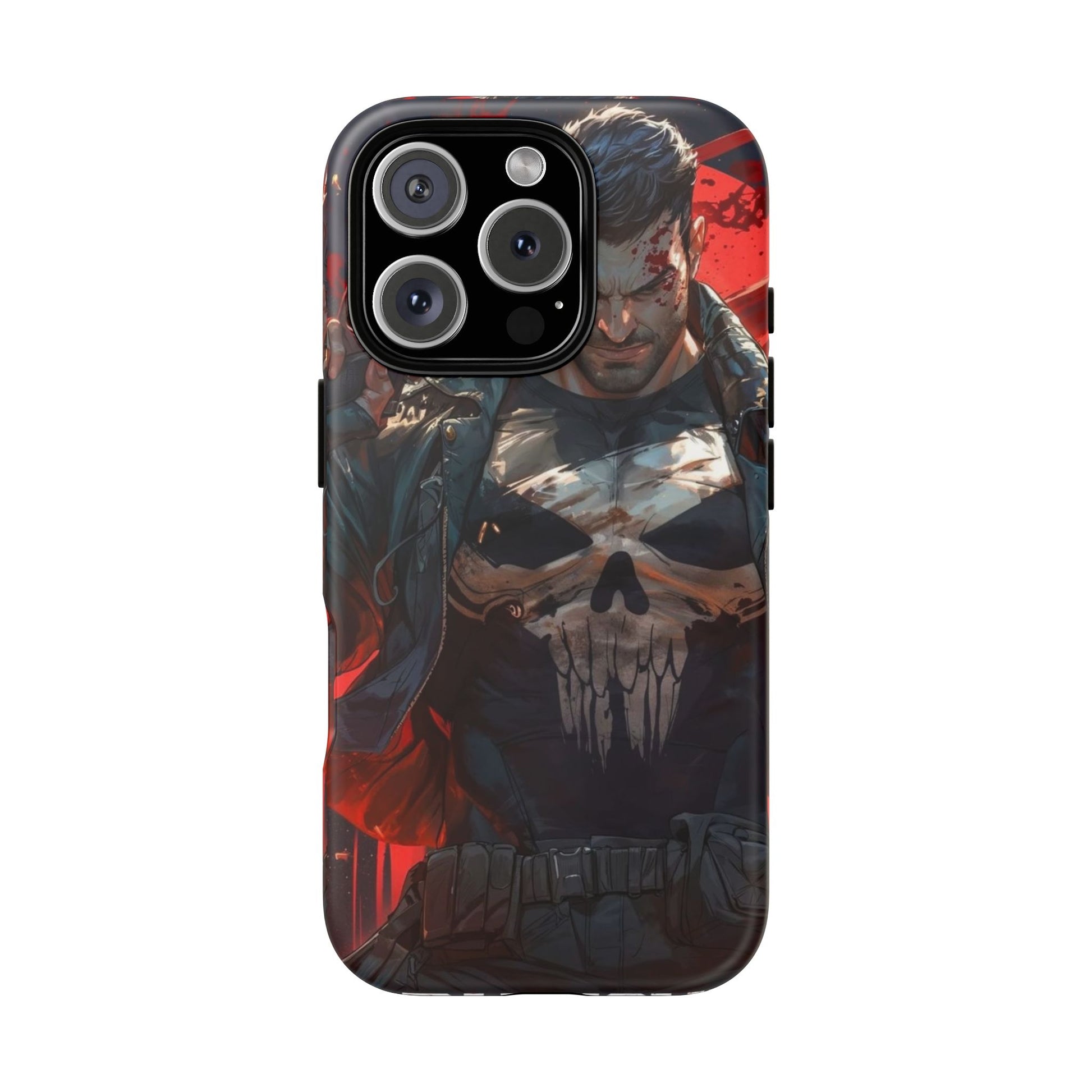 Punisher Tough Cases for iPhones, Samsung, and Pixel