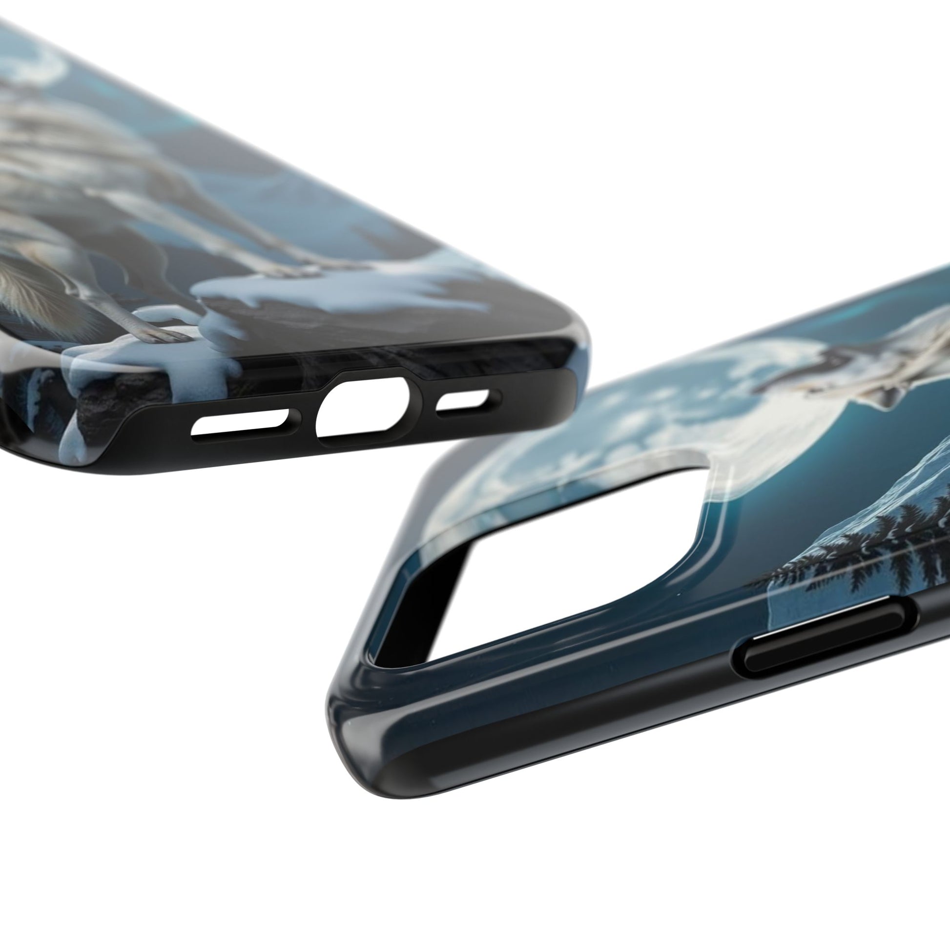 Howling Wolf Theme Phone Cases for iPhones & Samsung Phones