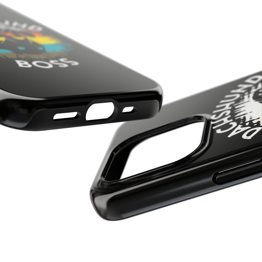 Dachshund Boss Theme Phone Cases for iPhones & Samsung Phones