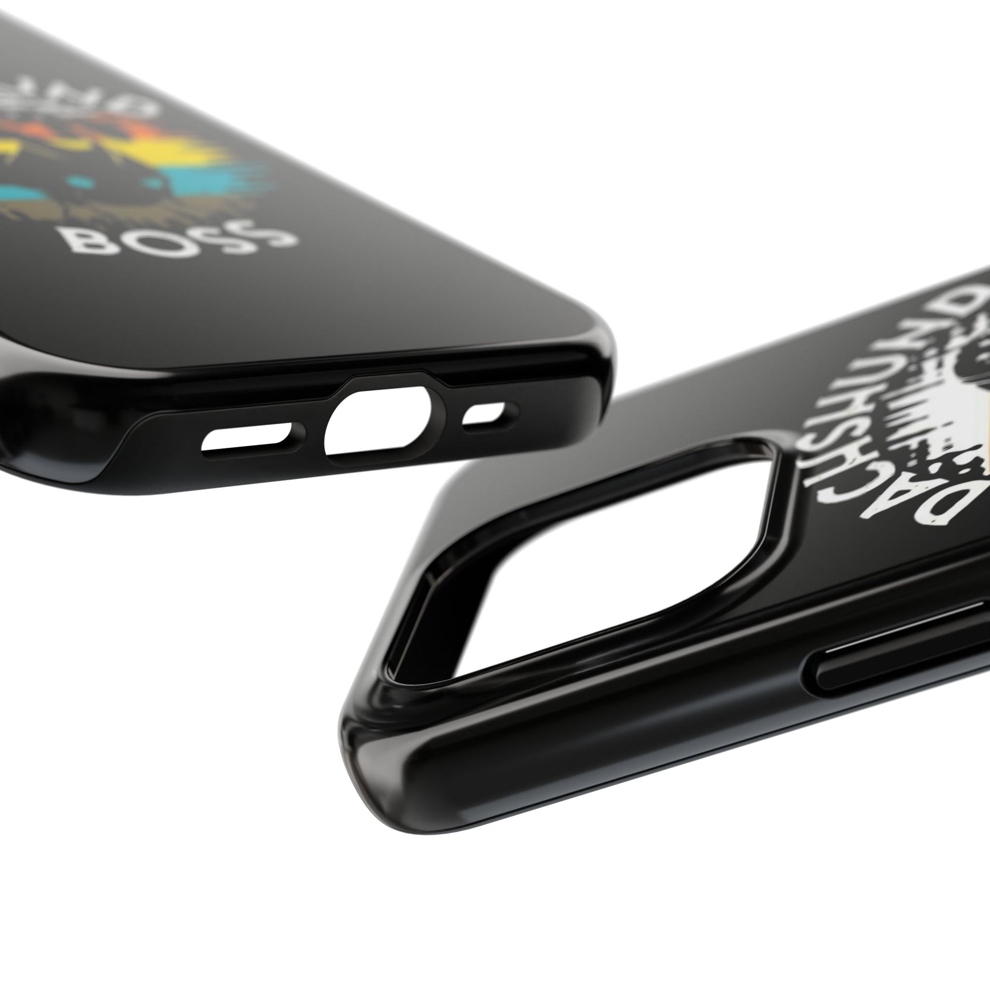 Dachshund Boss Theme Phone Cases for iPhones & Samsung Phones
